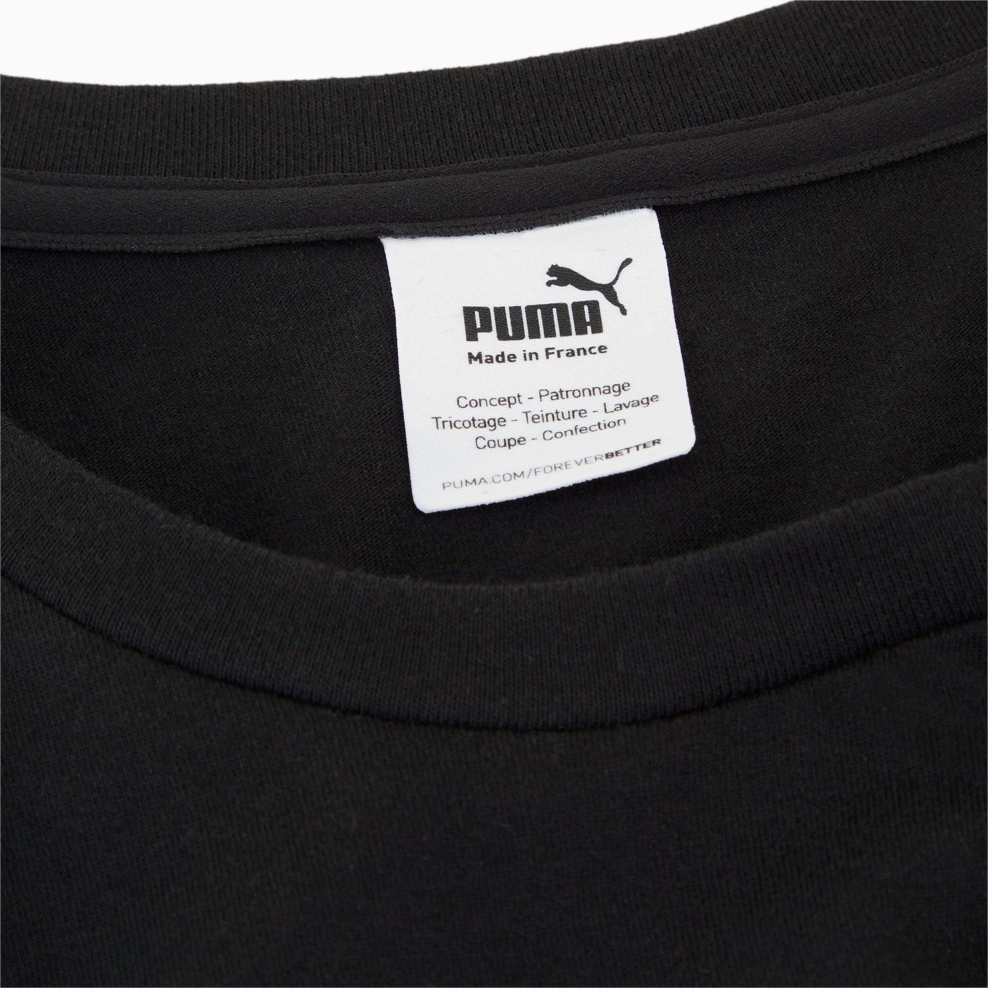 PUMA Made In France T-shirt voor Dames, Zwart