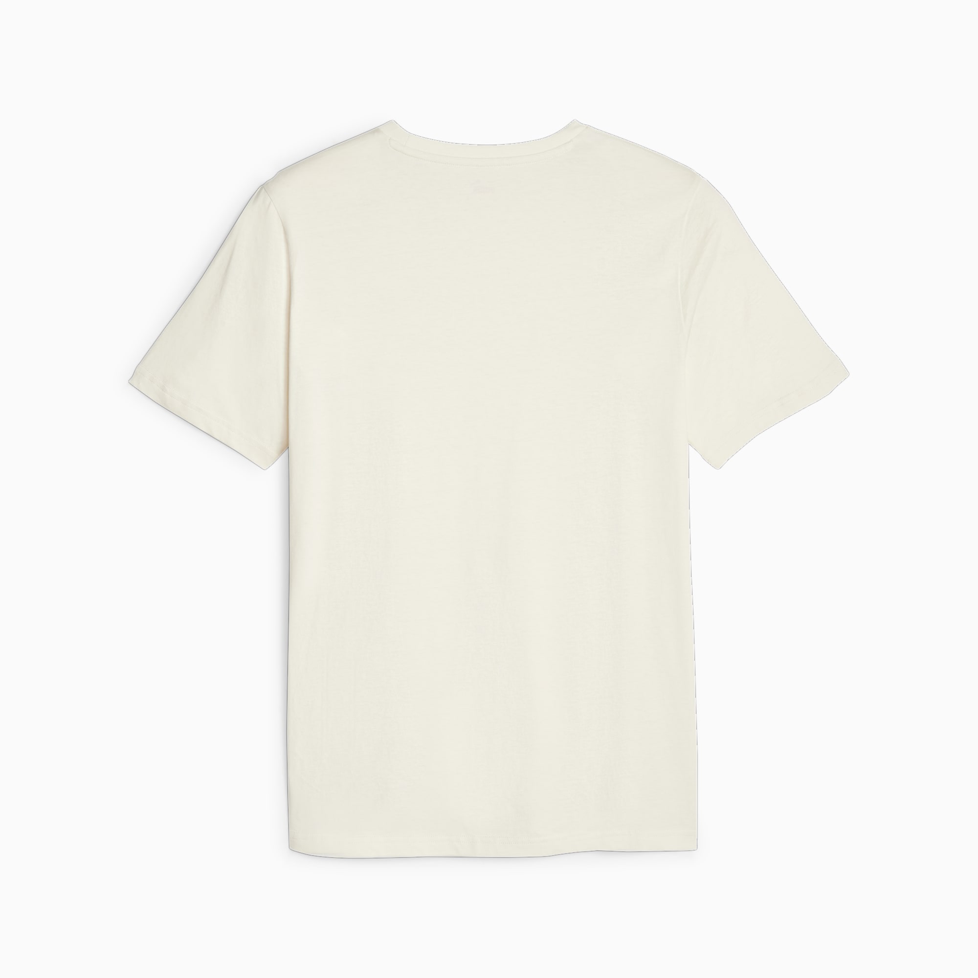 PUMA Ess+ Minimal Gold Men's T-Shirt, Alpine Snow, Size XS, Clothing