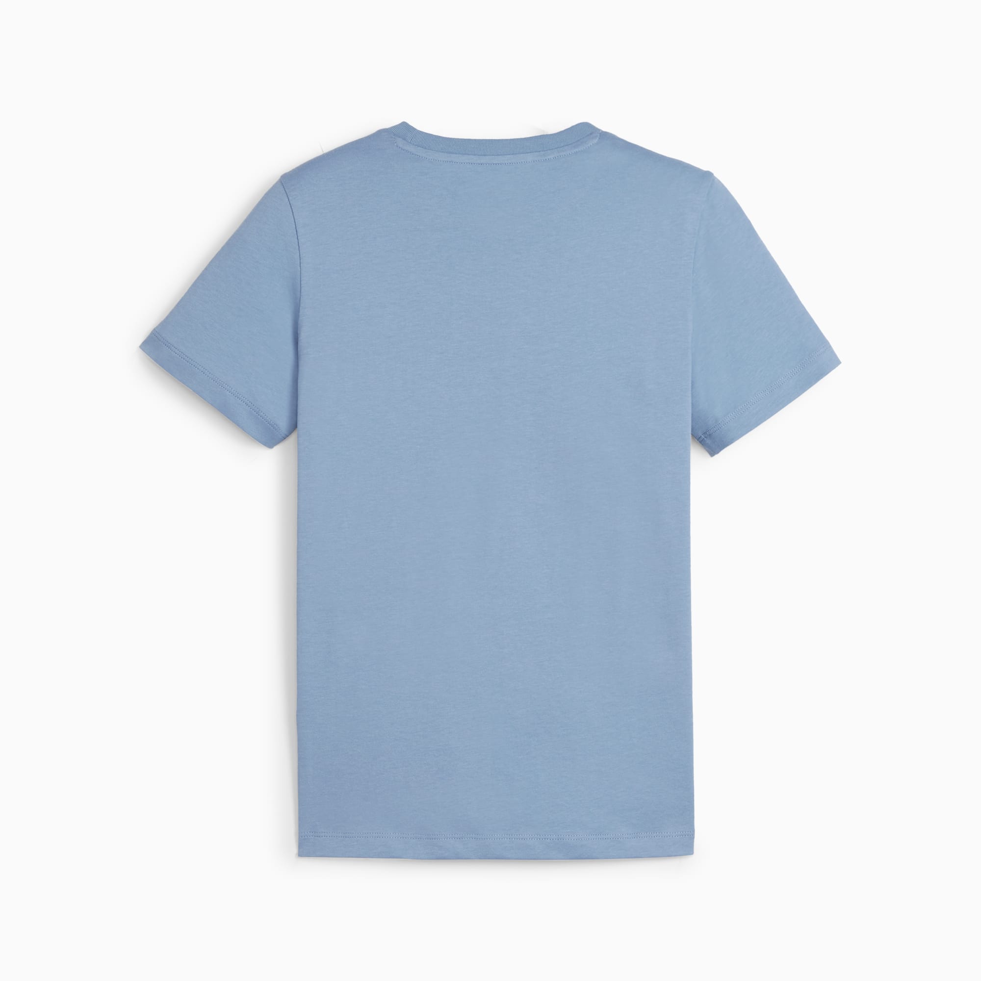 PUMA ESS+ MID 90s T-shirt met print, Blauw