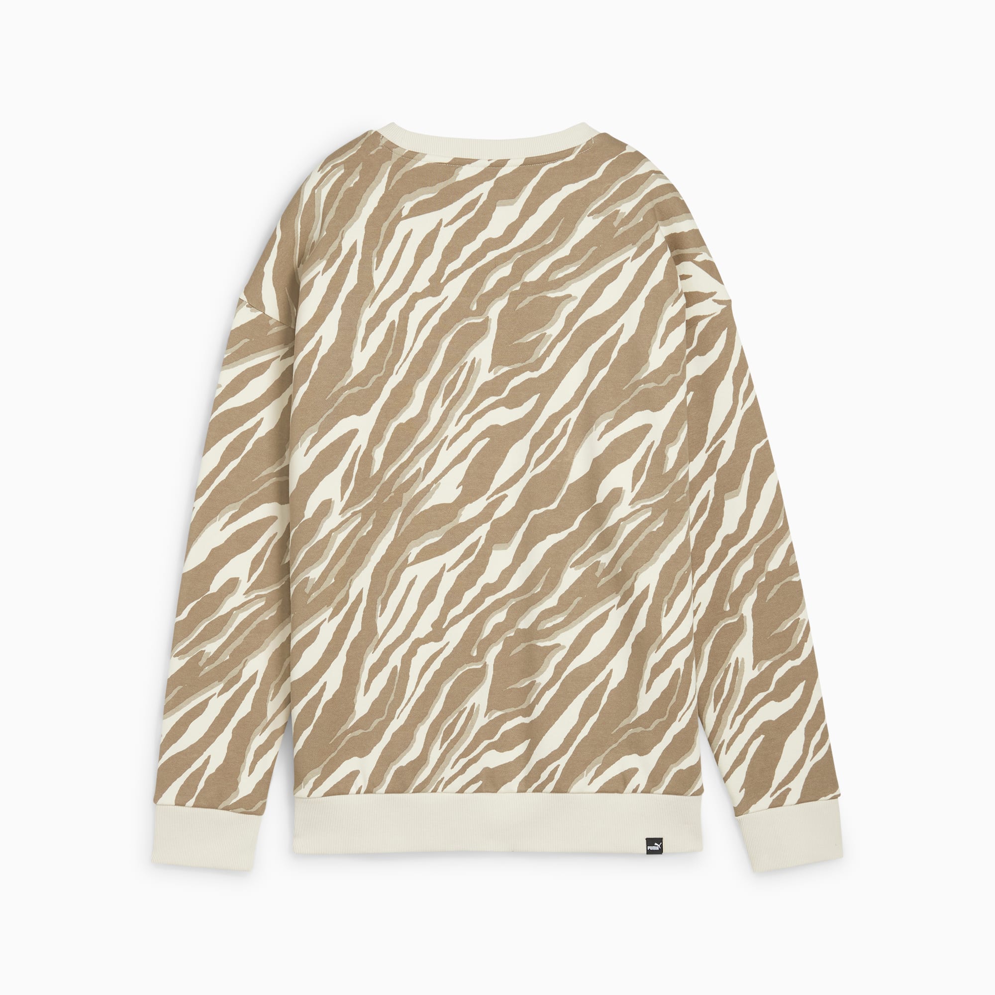 PUMA ESS+ ANIMAL top met ronde hals en print voor Dames, Alpine Snow