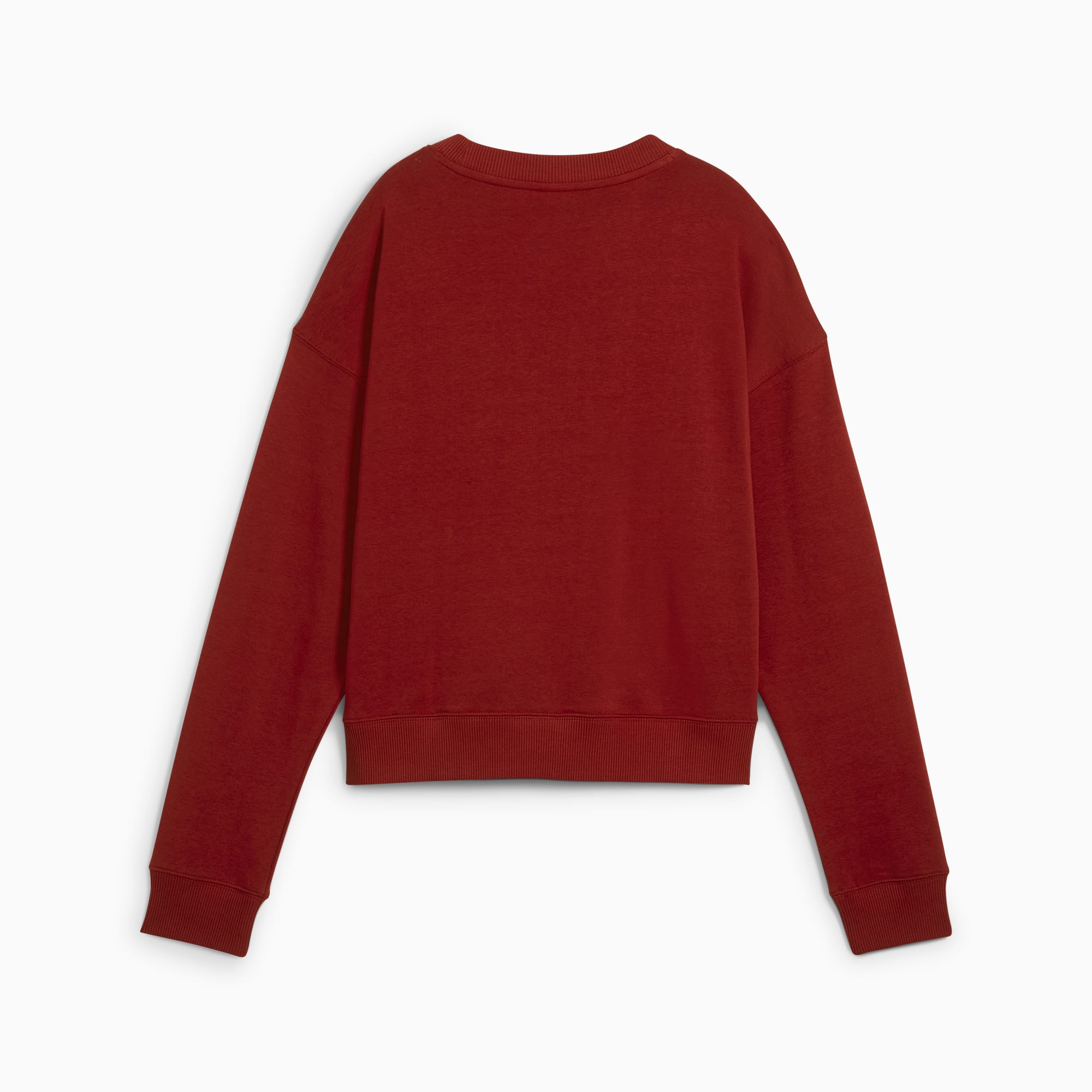 PUMA SQUAD top met ronde hals en volledige lengte voor Dames, Rood