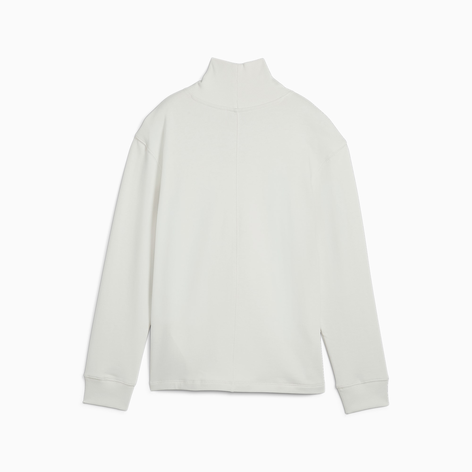 PUMA HER top met hoge ronde hals voor Dames, Grijs