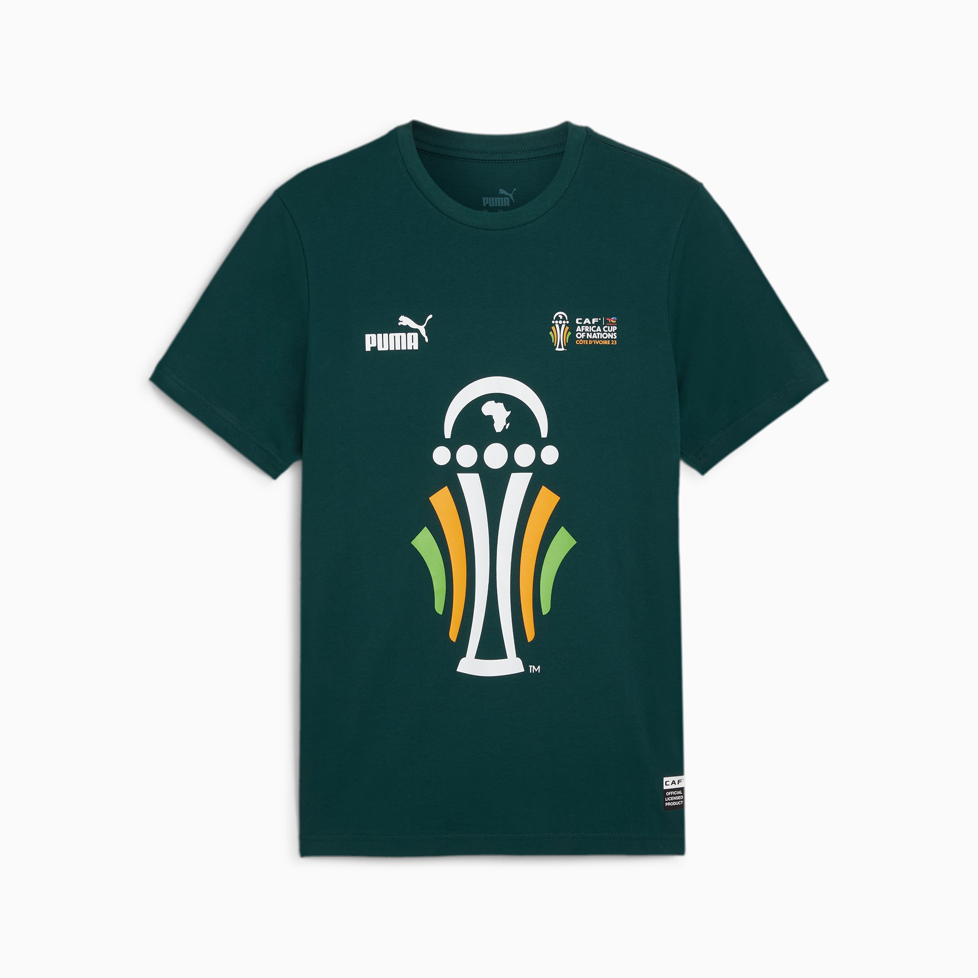 PUMA Tournament Trophy Men's T-Shirt Totalenergies Caf Africa Cup Of Nations 2023, Dark Myrtle