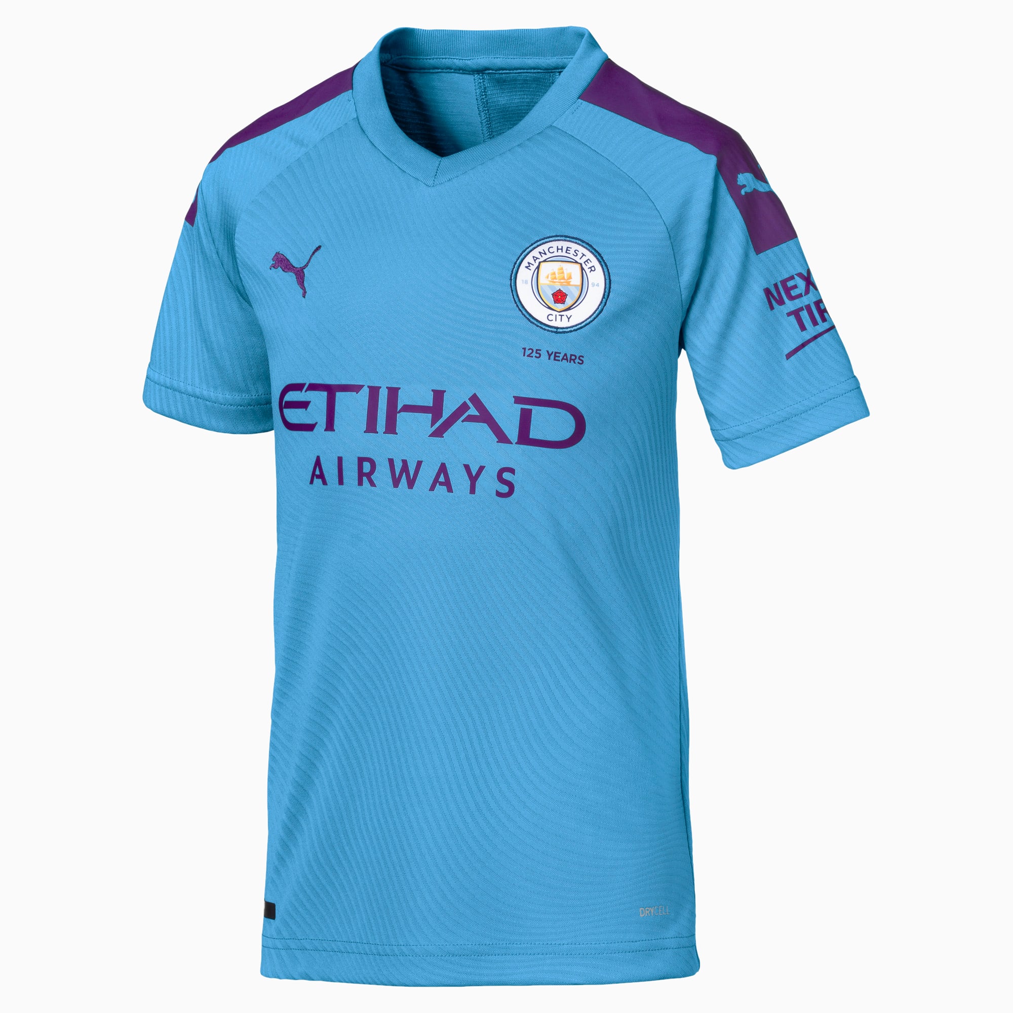 Man City replica-shirt met korte mouwen, Blauw, Maat 116 | PUMA