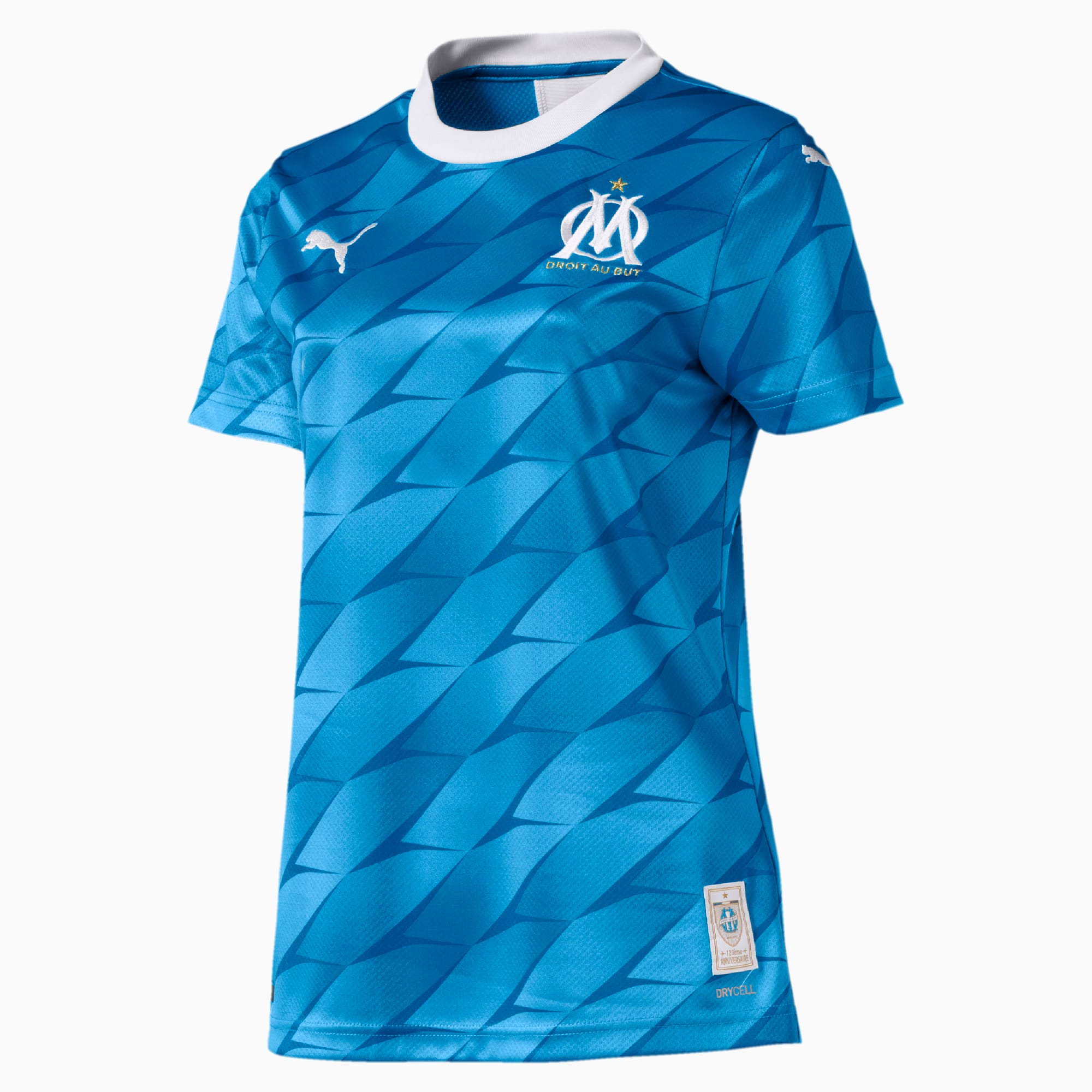 Olympique de Marseille replica-uitwedstrijdshirt, Blauw/Wit, Maat XL | PUMA
