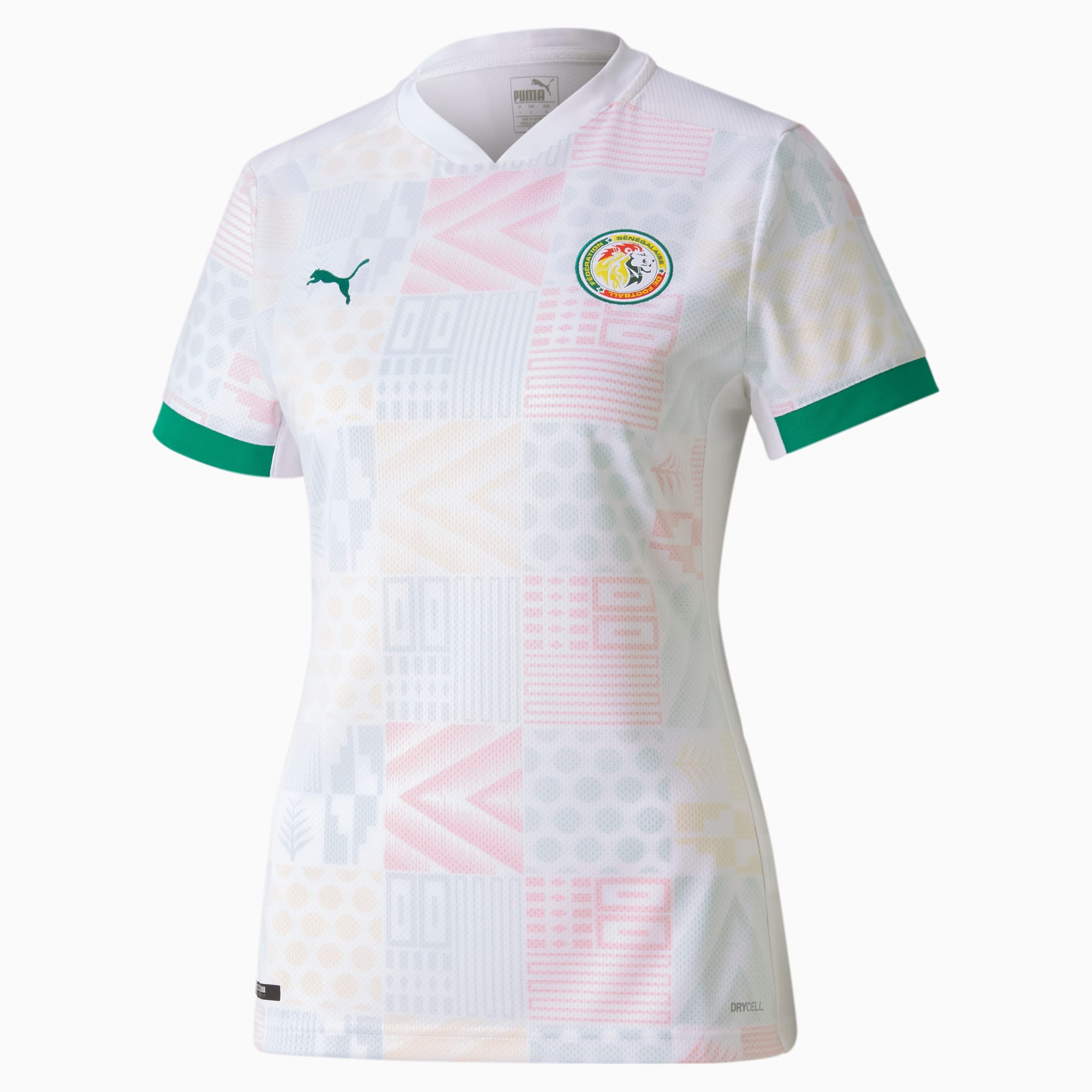 PUMA Senegal Replica jersey, thuistenue, Wit/Groen/Aucun, Maat XL
