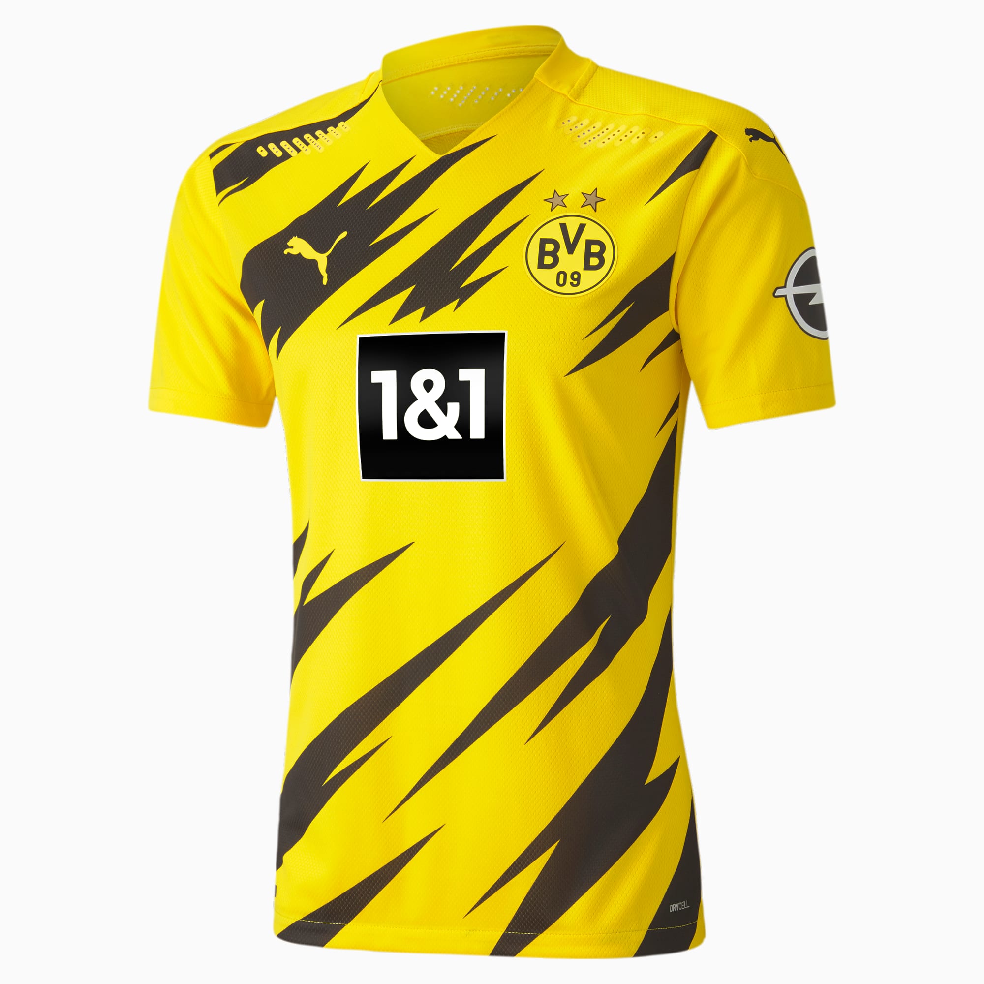 PUMA BVB Authentic Herren Kurzarm-Heimtrikot | Mit Aucun | Gelb/Schwarz | Größe: XXL