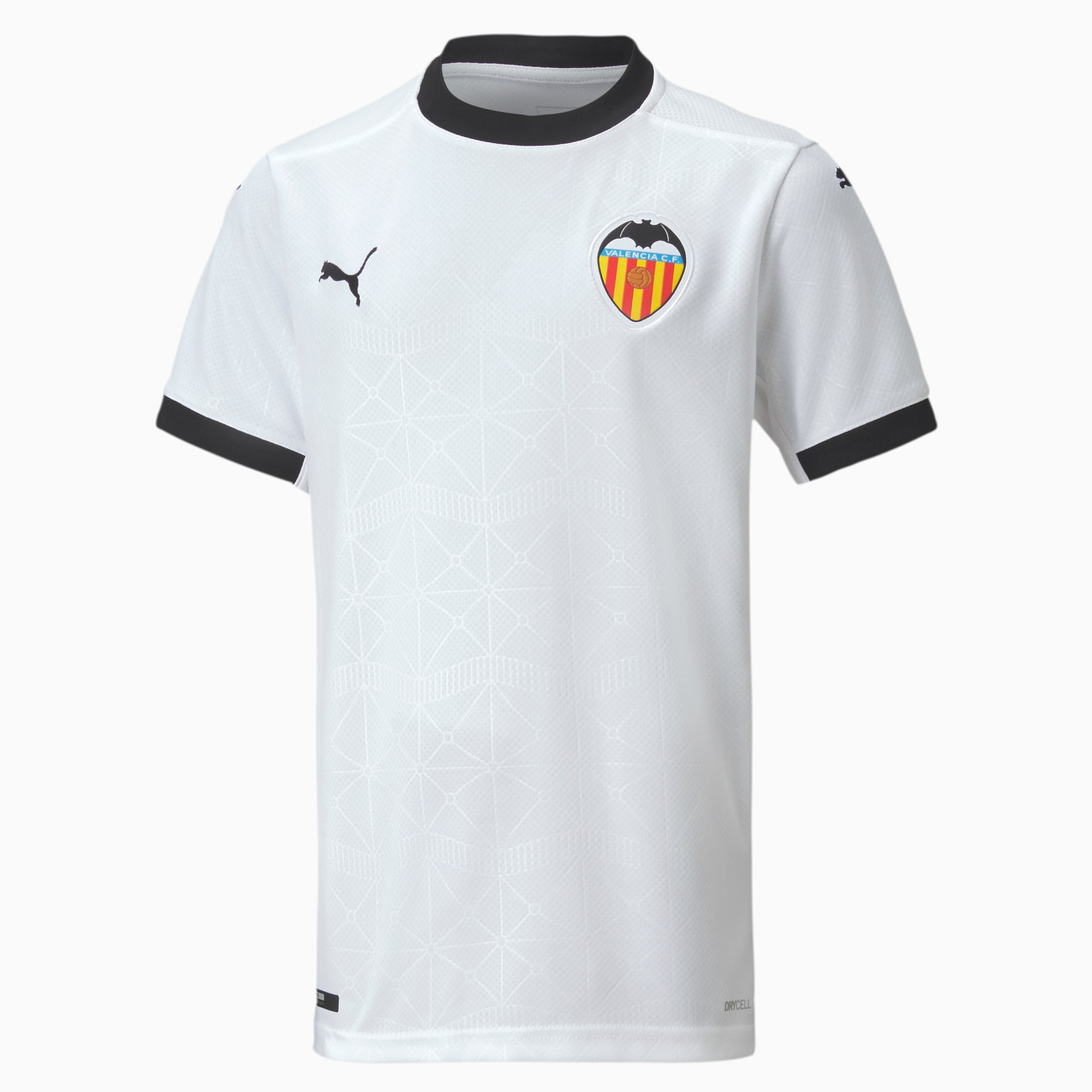 Valencia CF replica thuisshirt, Wit/Zwart, Maat 116 | PUMA