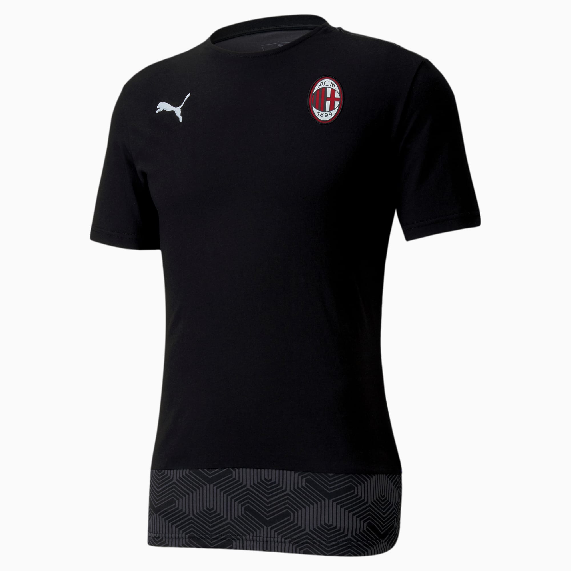 Image of PUMA AC Milan Casuals Herren Fußball T-Shirt | Mit Aucun | Schwarz/Weiß | Größe: 3XL
