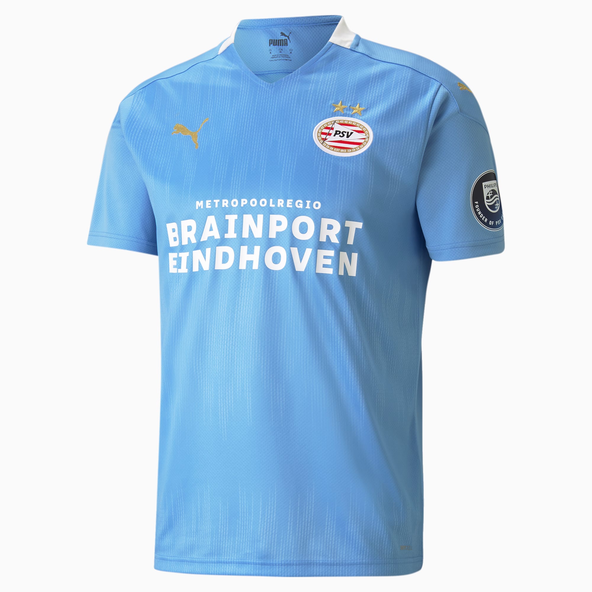PUMA Maillot de football PSV Eindhoven Away Replica homme, Bleu/Blanc, Taille XL, Vêtements