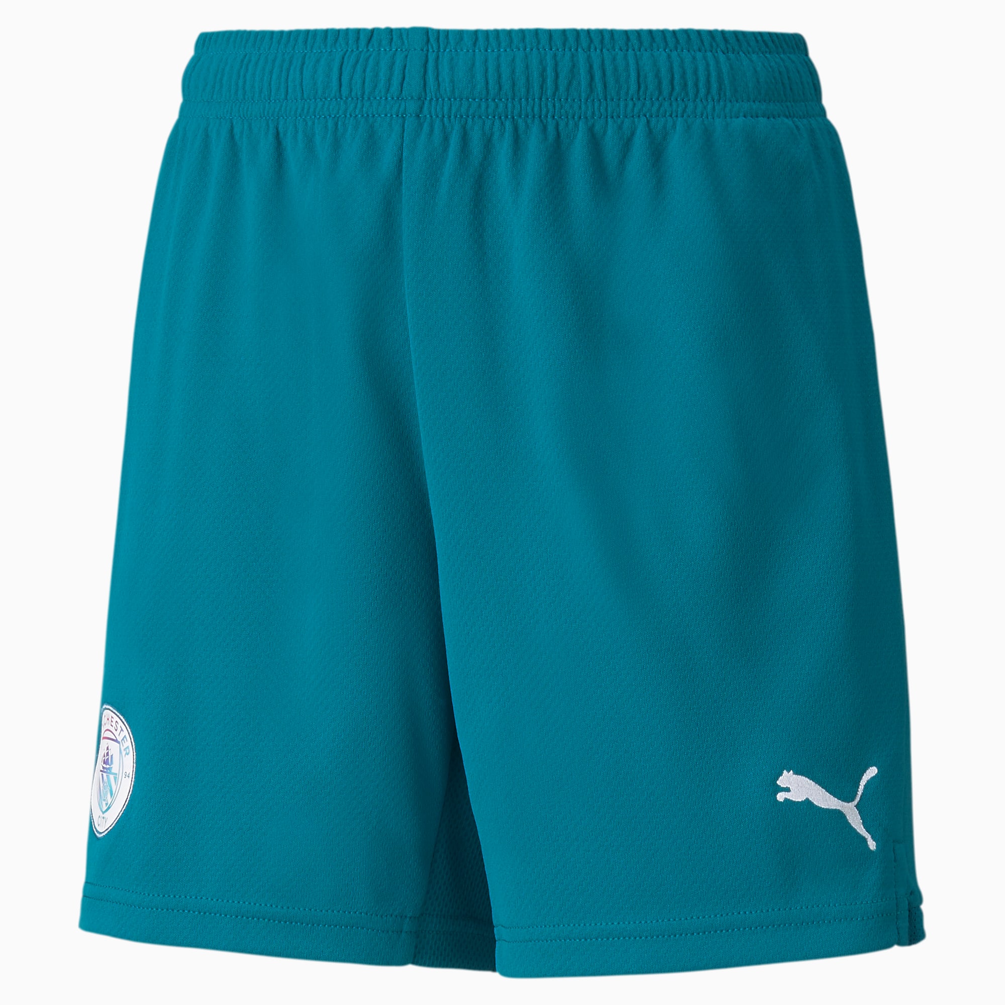 Man City Replica Youth Football Shorts 21/22