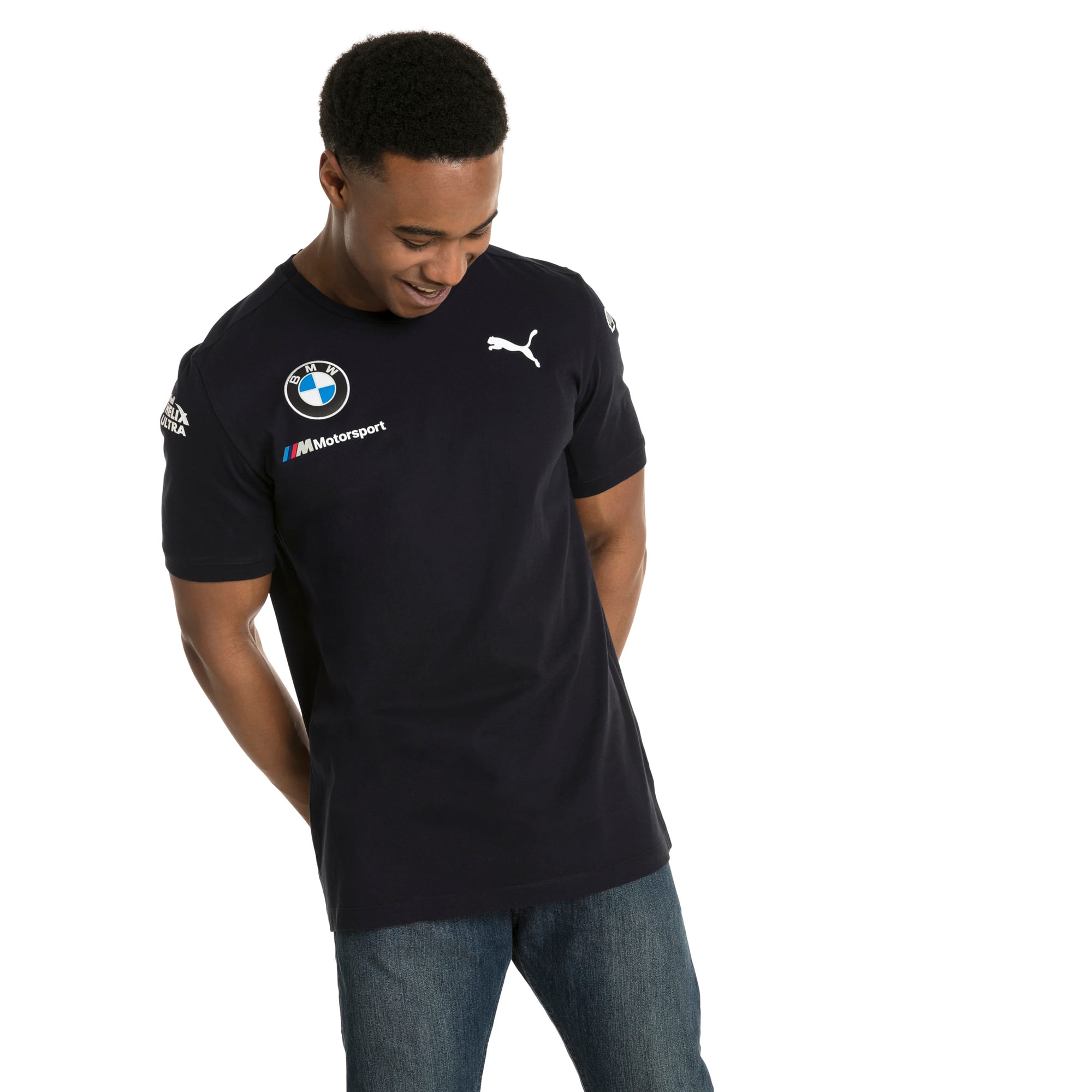 BMW Motorsport Team T-Shirt voor Heren, Zwart, Maat XXL | PUMA