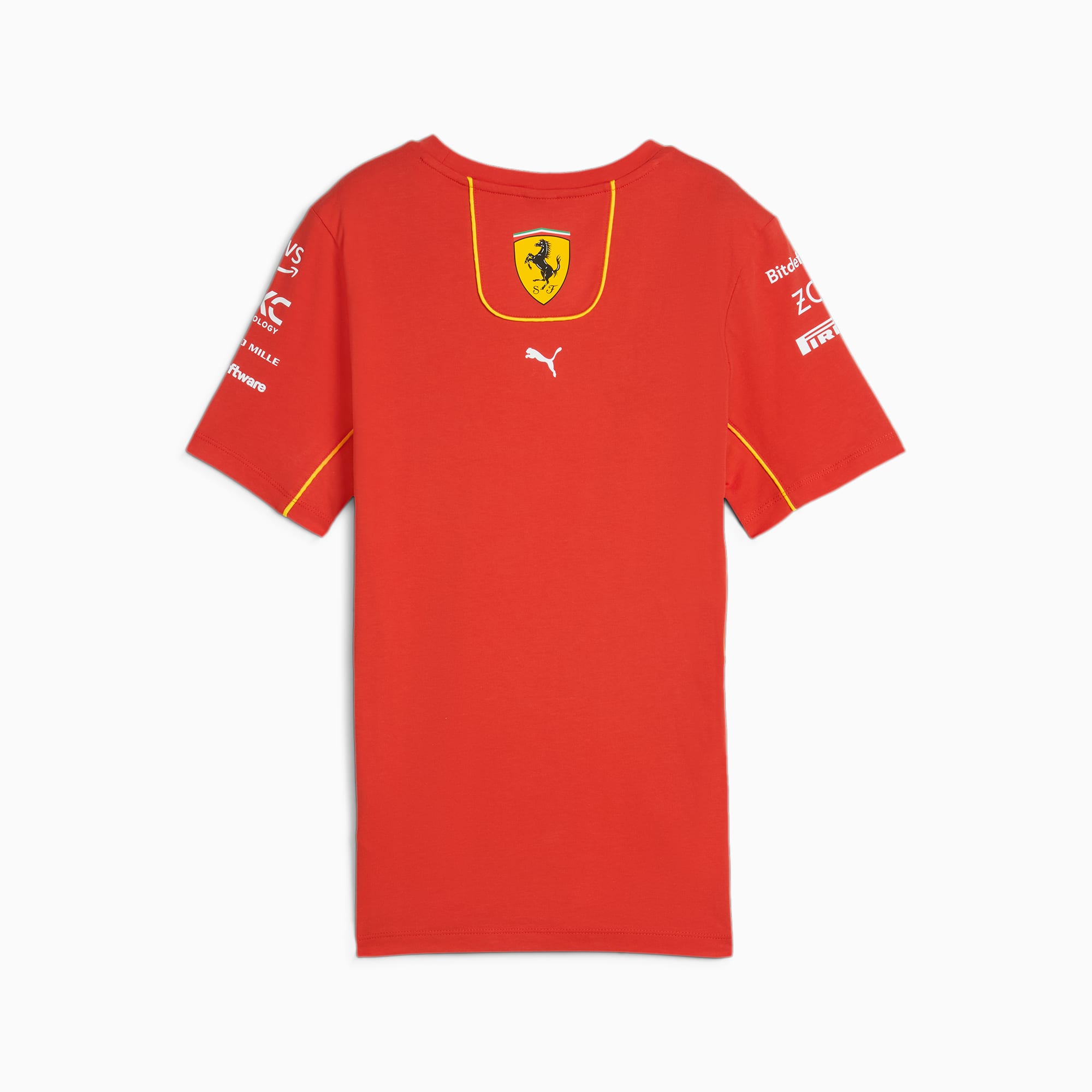 PUMA Scuderia Ferrari Team T-shirt voor Dames, Rood