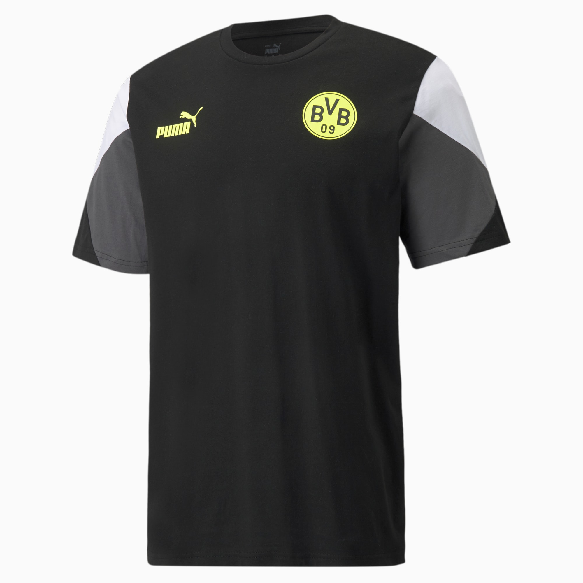 ACM FtblCulture voetbal-T-shirt voor Heren, Geel/Zwart, Maat XS | PUMA