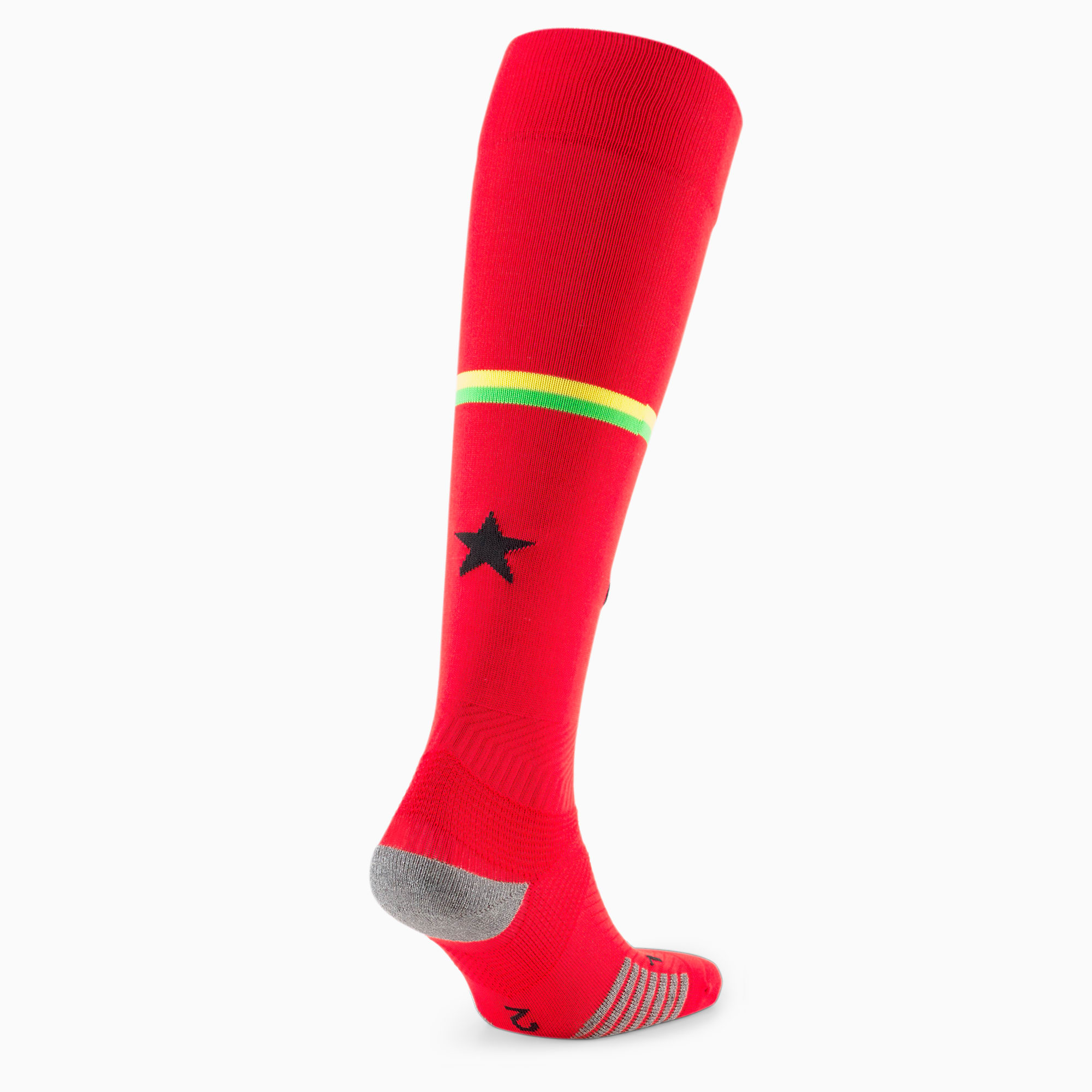PUMA Chaussettes Ghana Striped Replica Homme, Rouge/Jaune