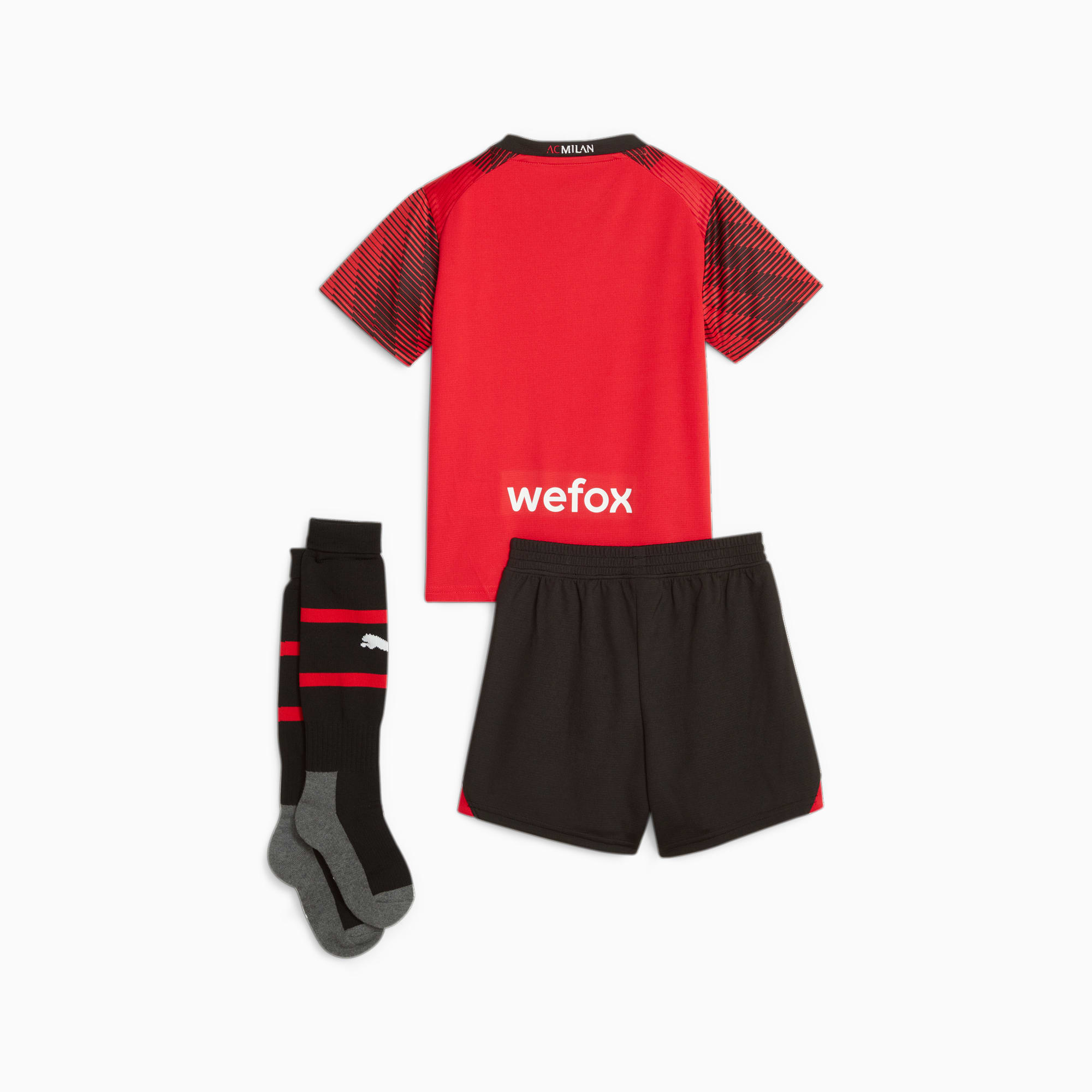 PUMA A.C. Milan 23/24 Home Mini Kit, For All Time Red/Black