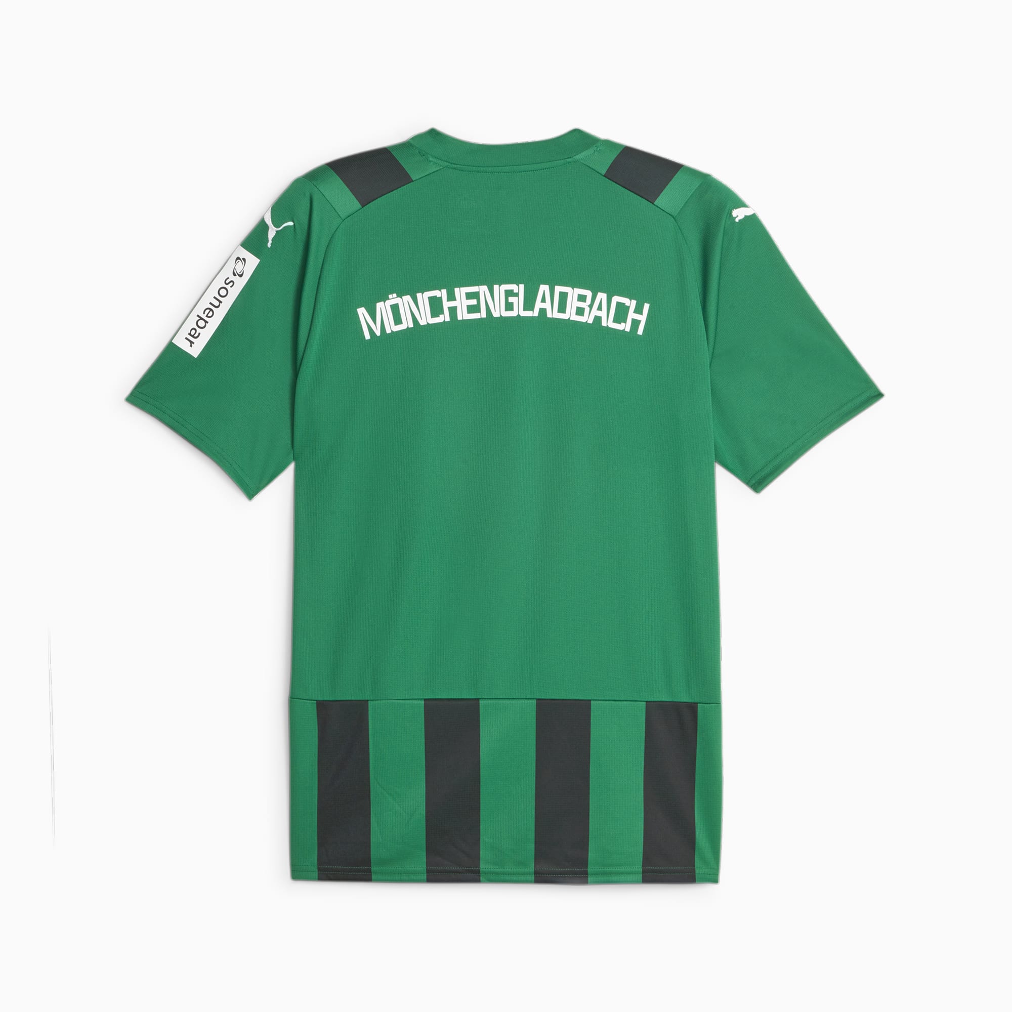 PUMA Borussia MÃ¶nchengladbach 23/24 uitshirt voor Heren, Groen/Zwart