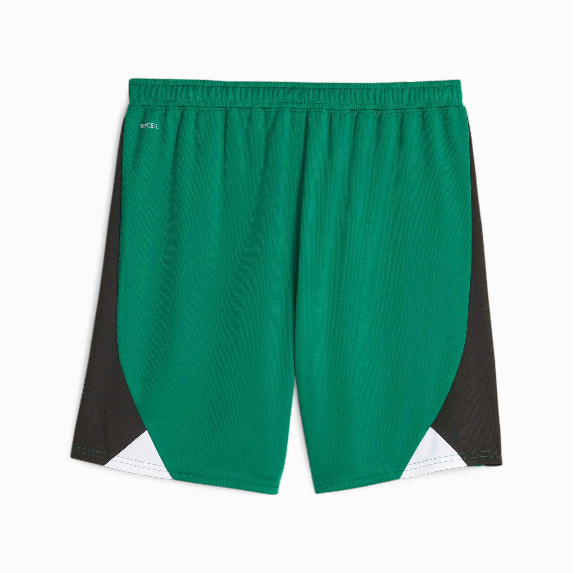 PUMA Borussia MÃ¶nchengladbach voetbalshort voor Heren, Groen/Zwart
