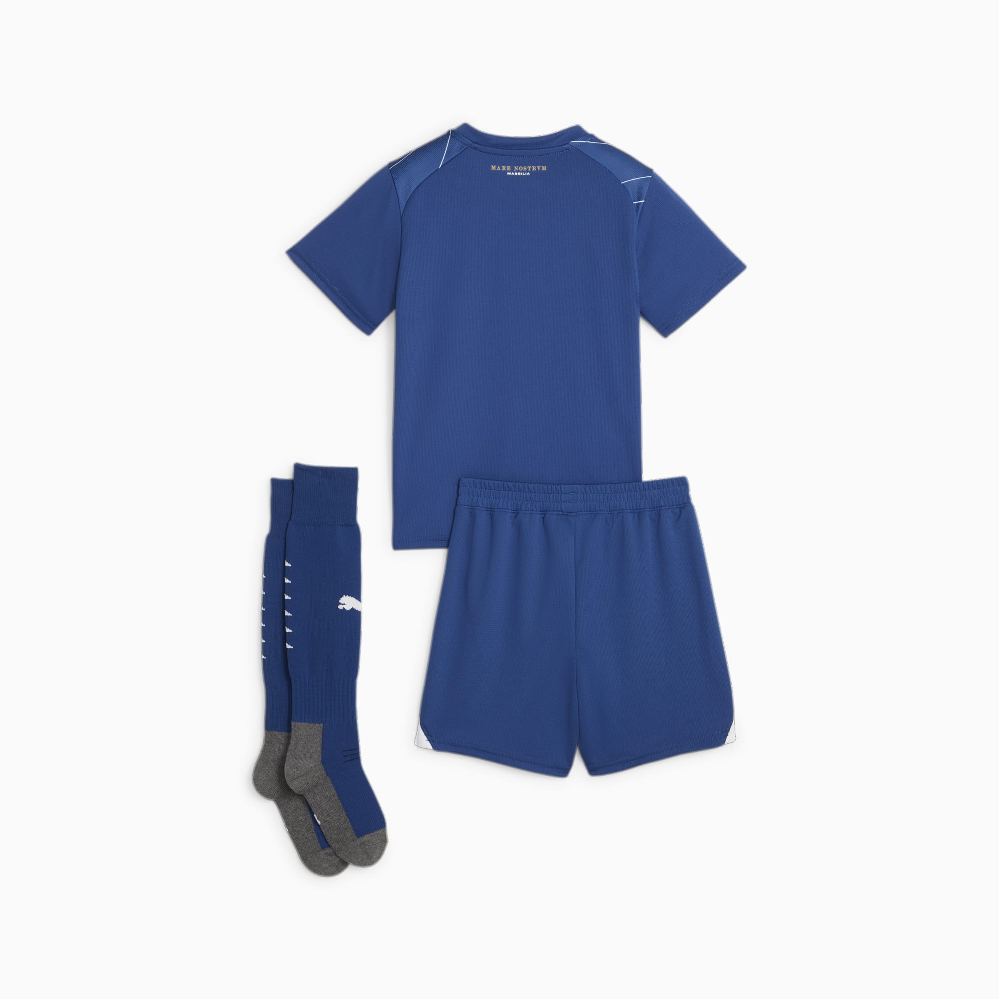 PUMA Olympique De Marseille 23/24 Away Minikit, Royal Blue, Size 98, Clothing