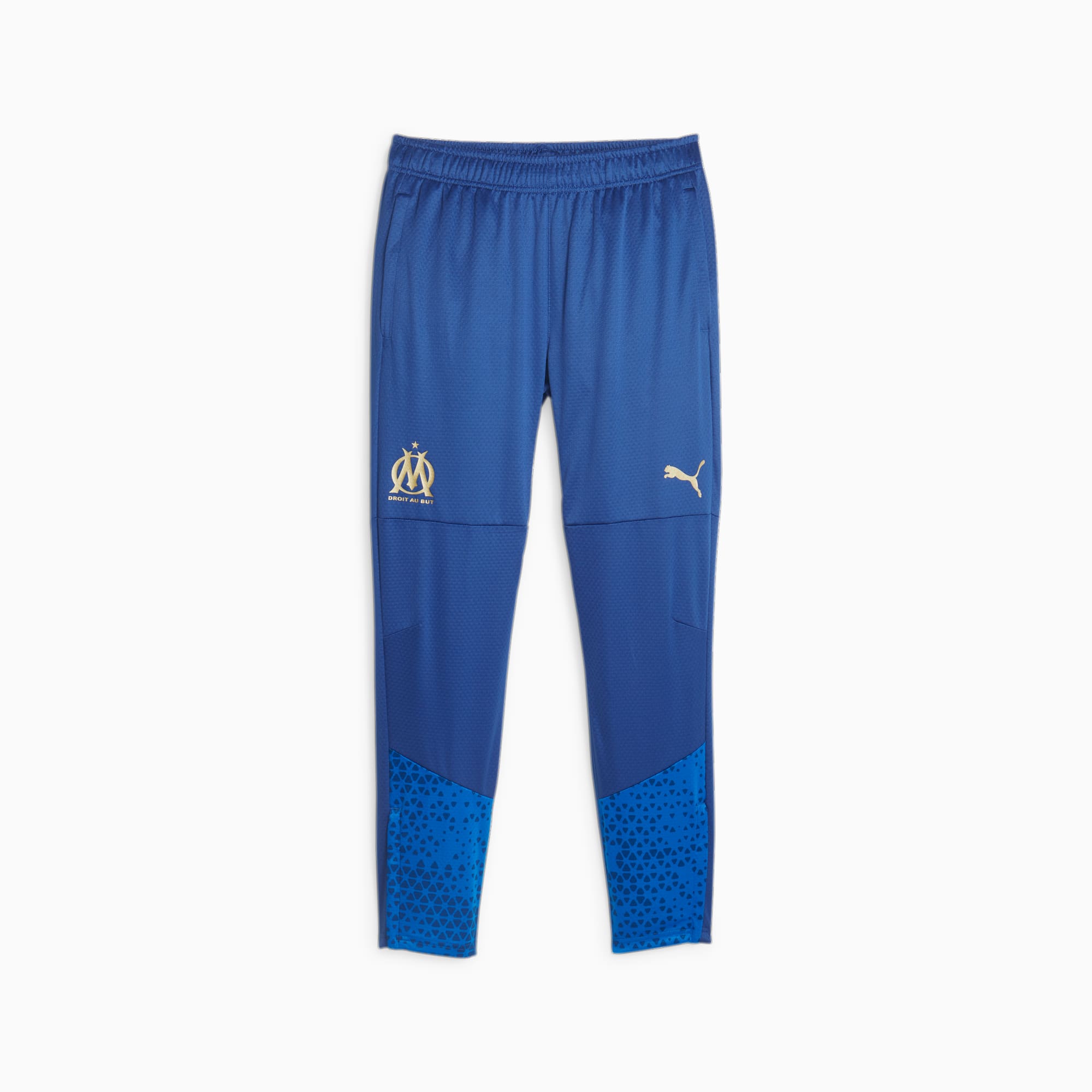Men's PUMA Olympique De Marseille Football Training Pants, Royal Blue