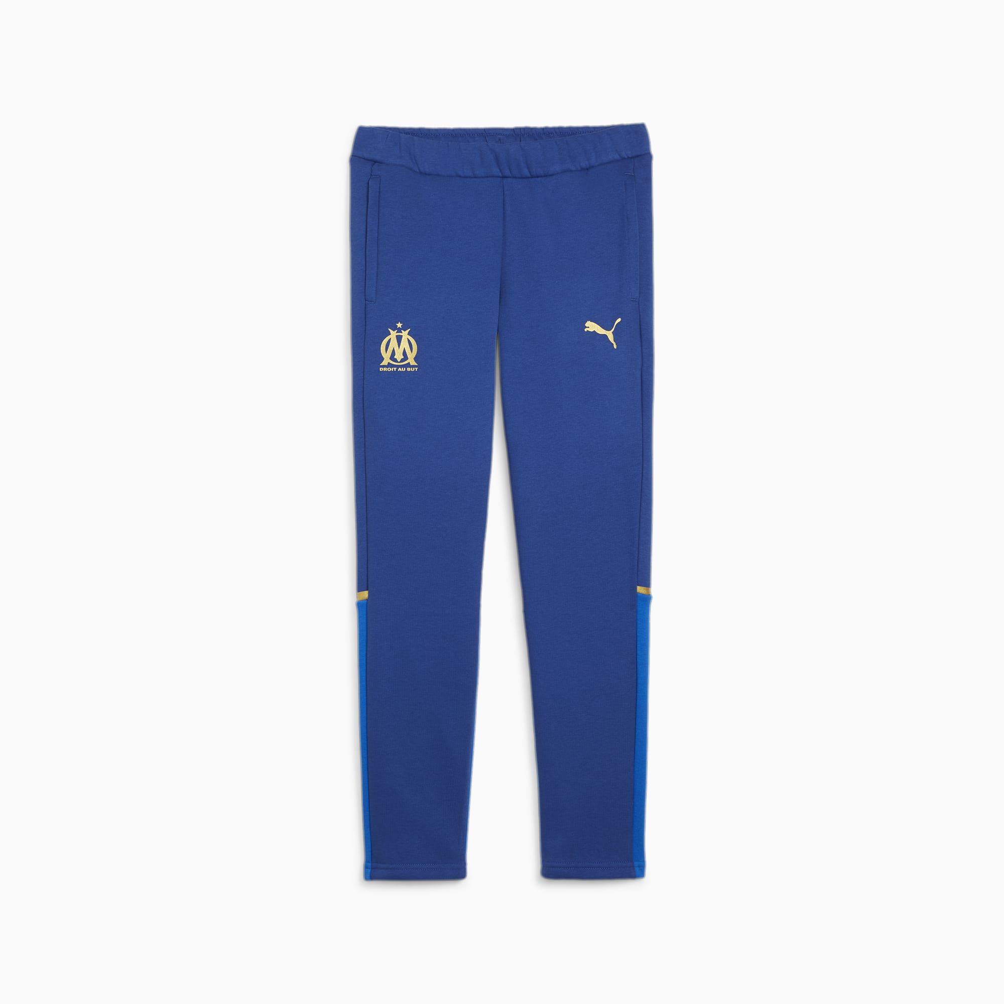 PUMA Olympique De Marseille Football Casuals Youth Sweatpants, Royal Blue, Size 110, Accessories