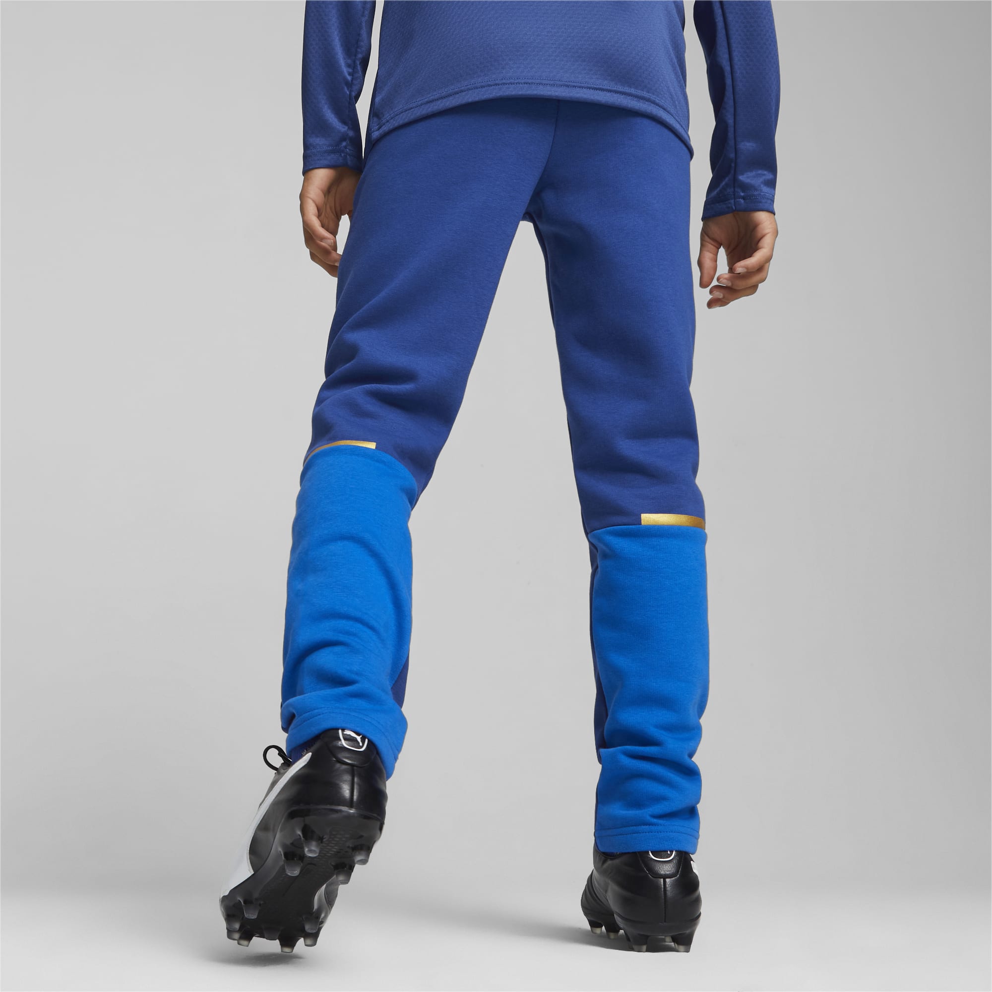 PUMA Olympique De Marseille Football Casuals Youth Sweatpants, Royal Blue, Size 110, Accessories
