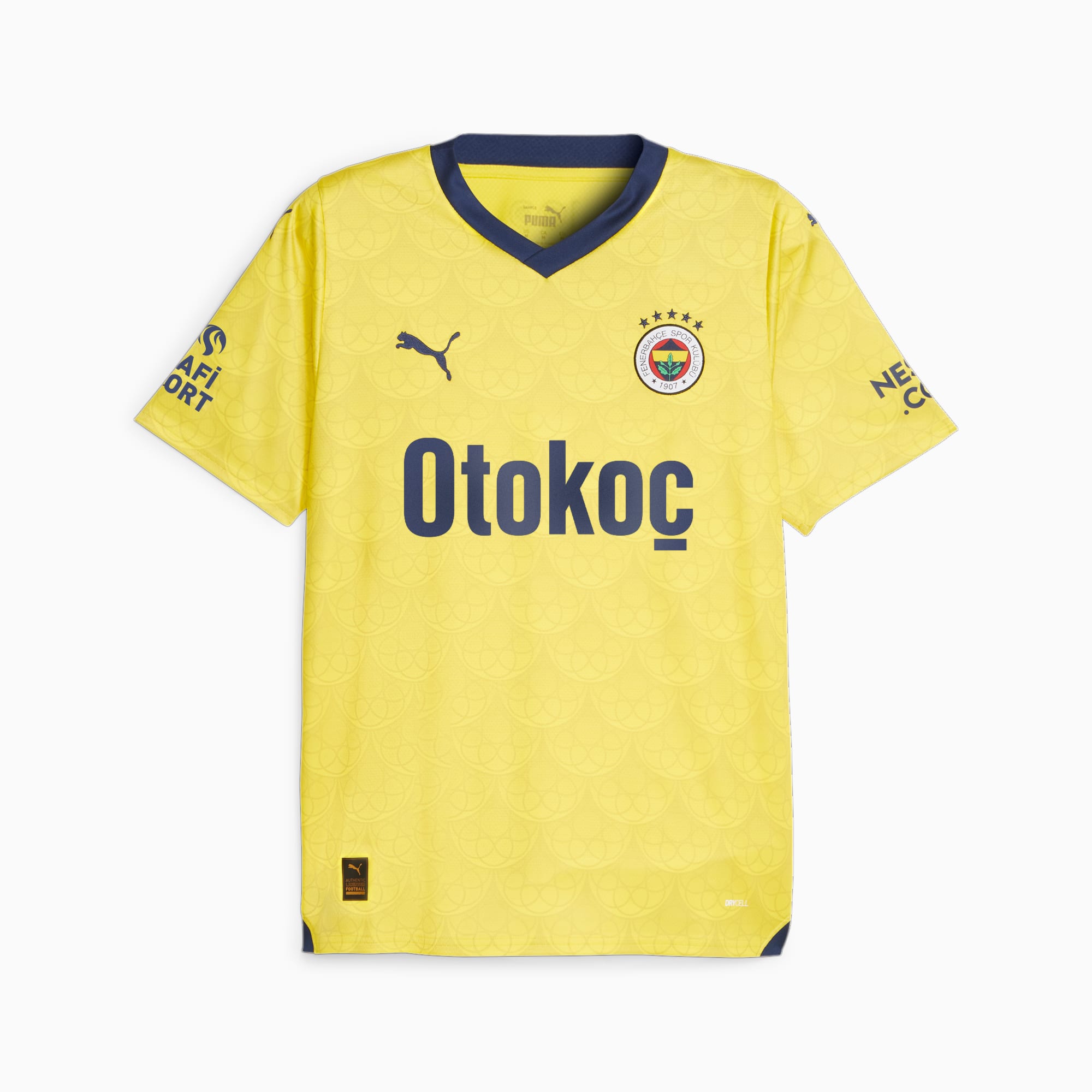 PUMA Fenerbahçe S.K. 23/24 Away Jersey Men, Blazing Yellow/Medieval Blue, Size XS, Clothing