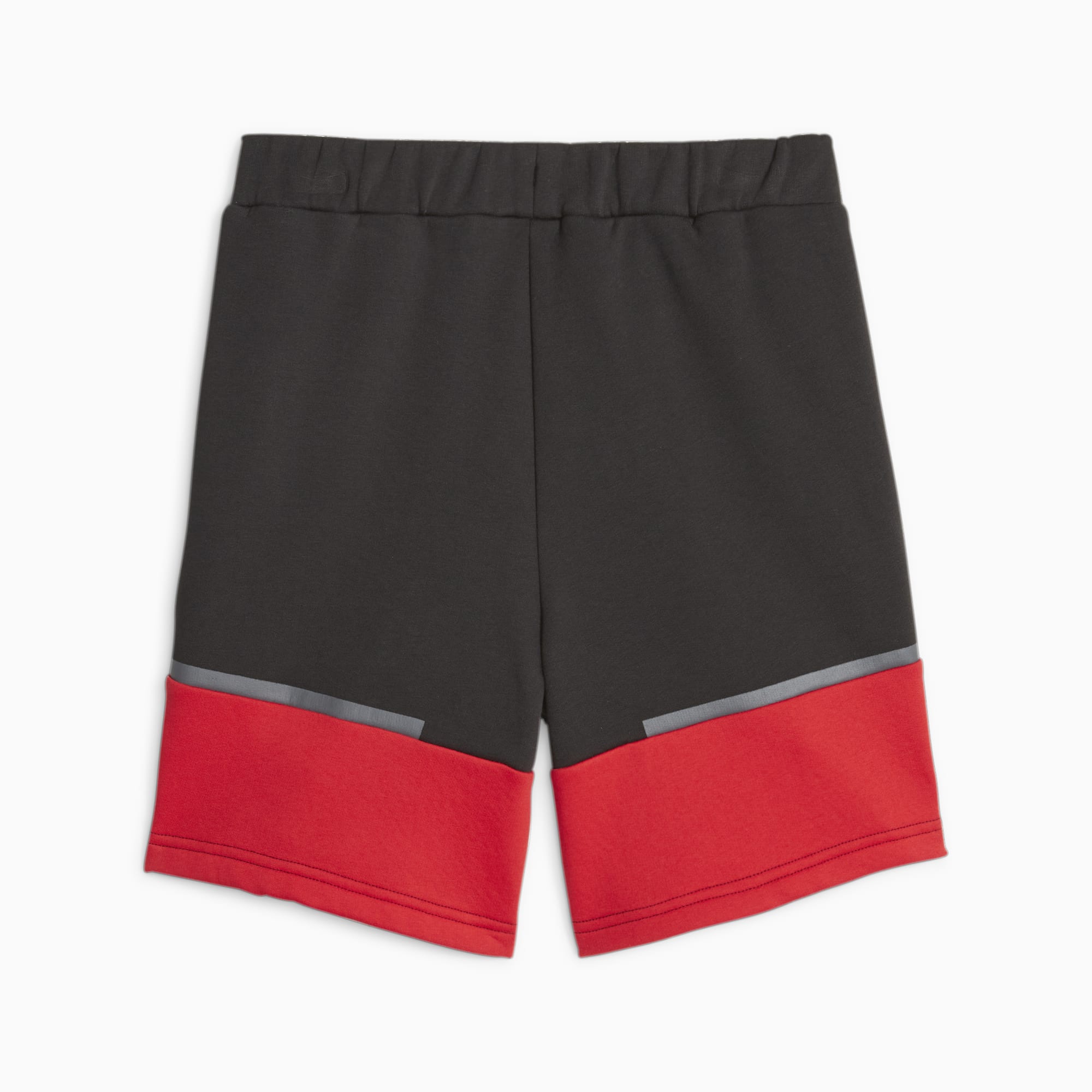 PUMA AC Milan Football Casuals Youth Shorts, Black/For All Time Red