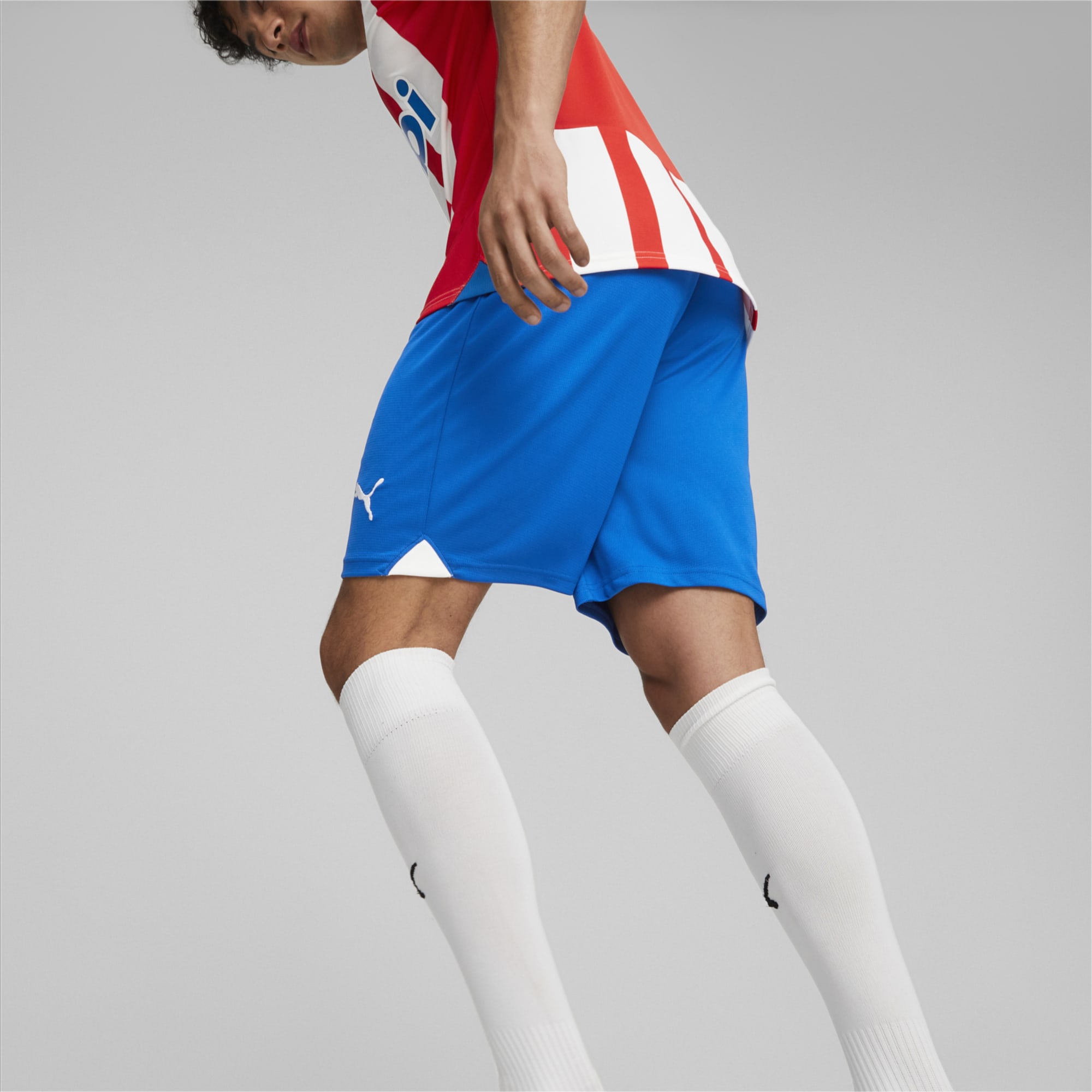 Men's PUMA Girona FC Football Shorts, Royal Blue, Size S, Clothing