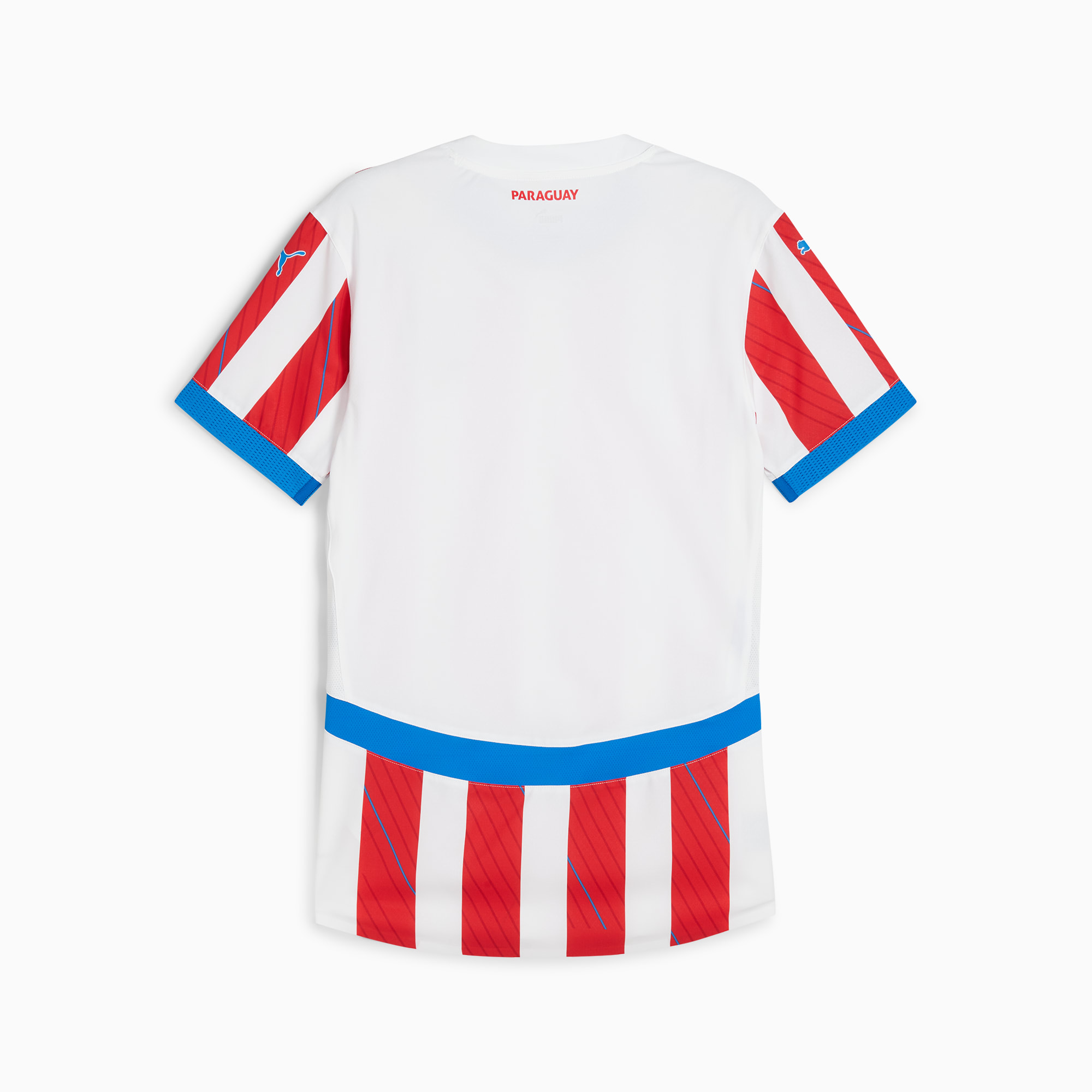 PUMA Paraguay Voetbal 2024 promo-thuisshirt voor Heren, Wit/Rood