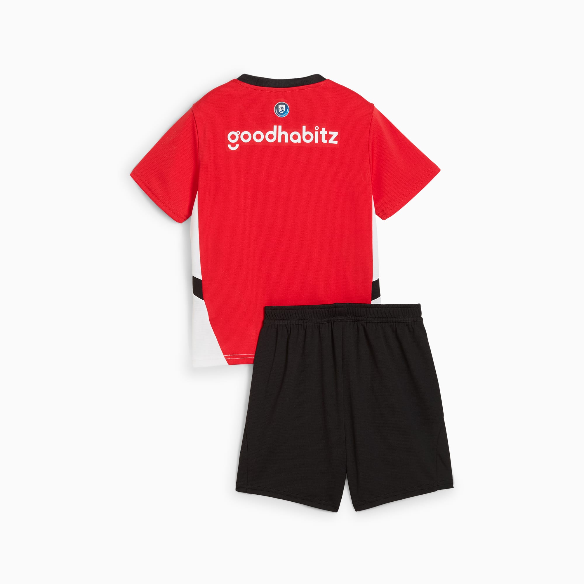 PUMA PSV Eindhoven 24/25 mini-thuistenue, Rood/Wit