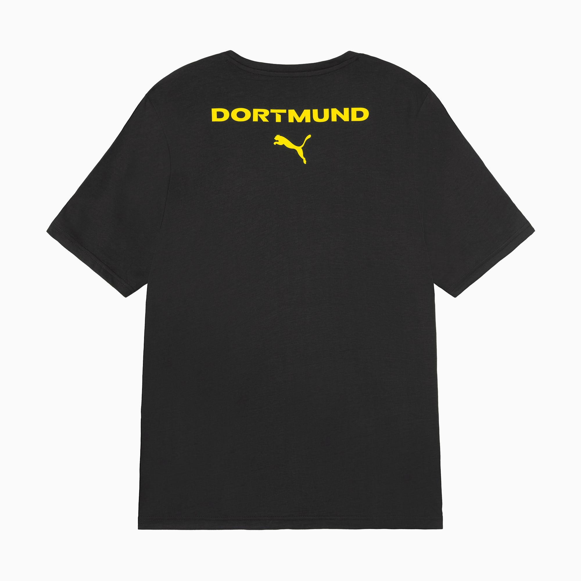 PUMA Borussia Dortmund Casuals T-Shirt 2024-2025 Zwart Geel