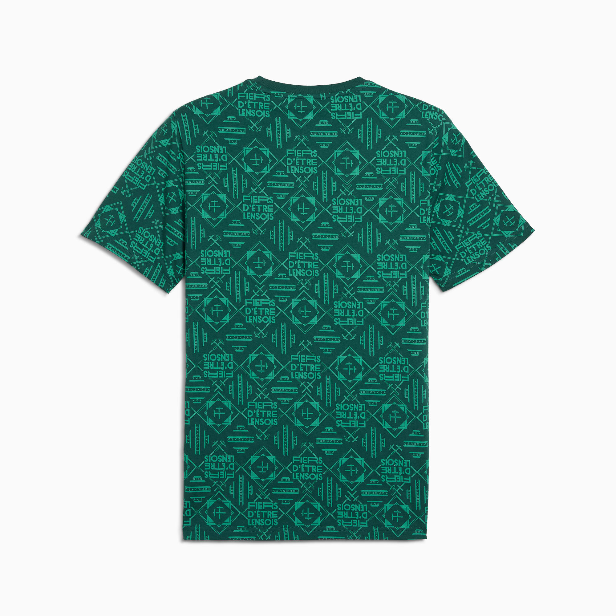 PUMA RC Lens ftblCULTURE T-shirt met all-over-print, Groen/Wit