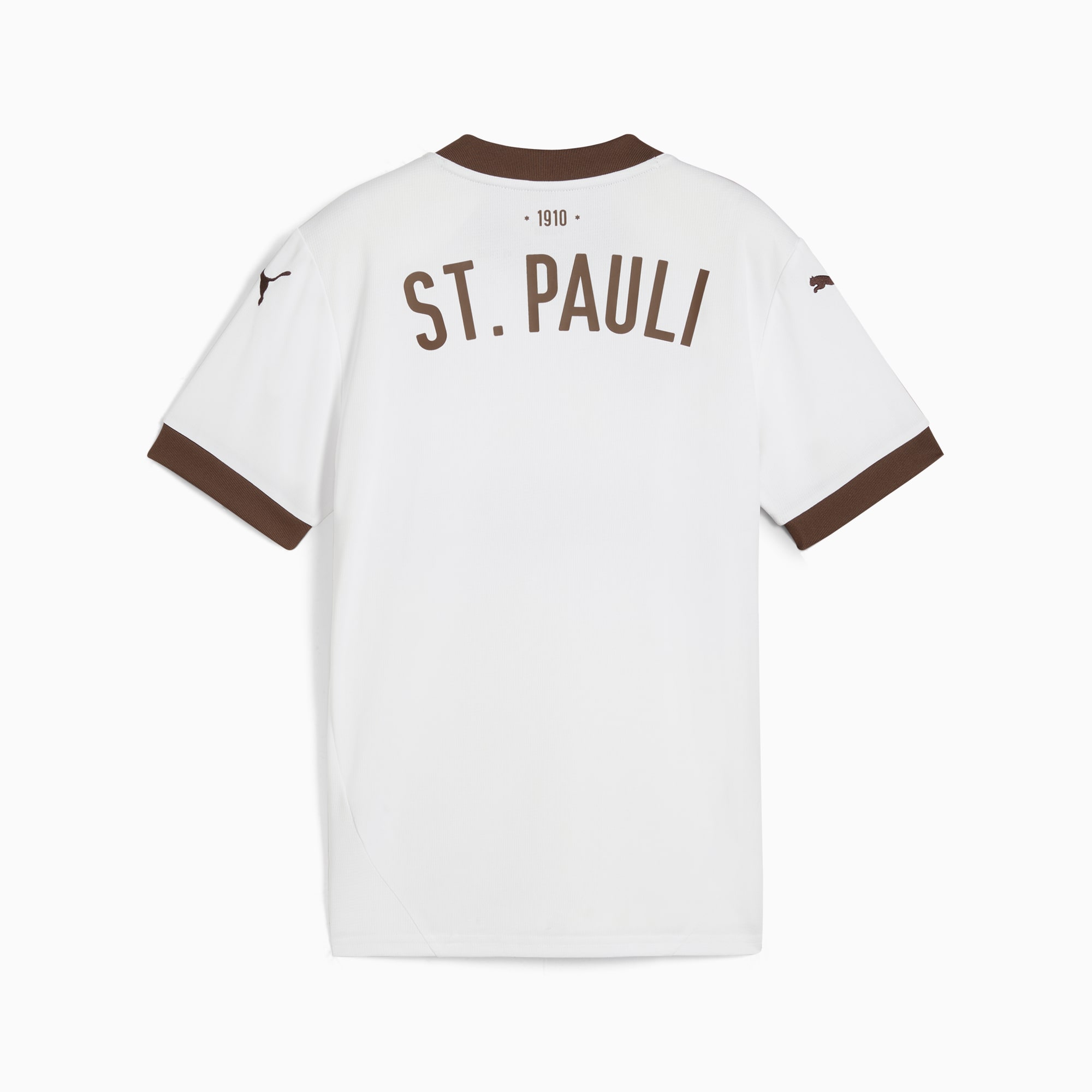 PUMA FC St. Pauli 24/25 uitshirt, Bruin/Wit