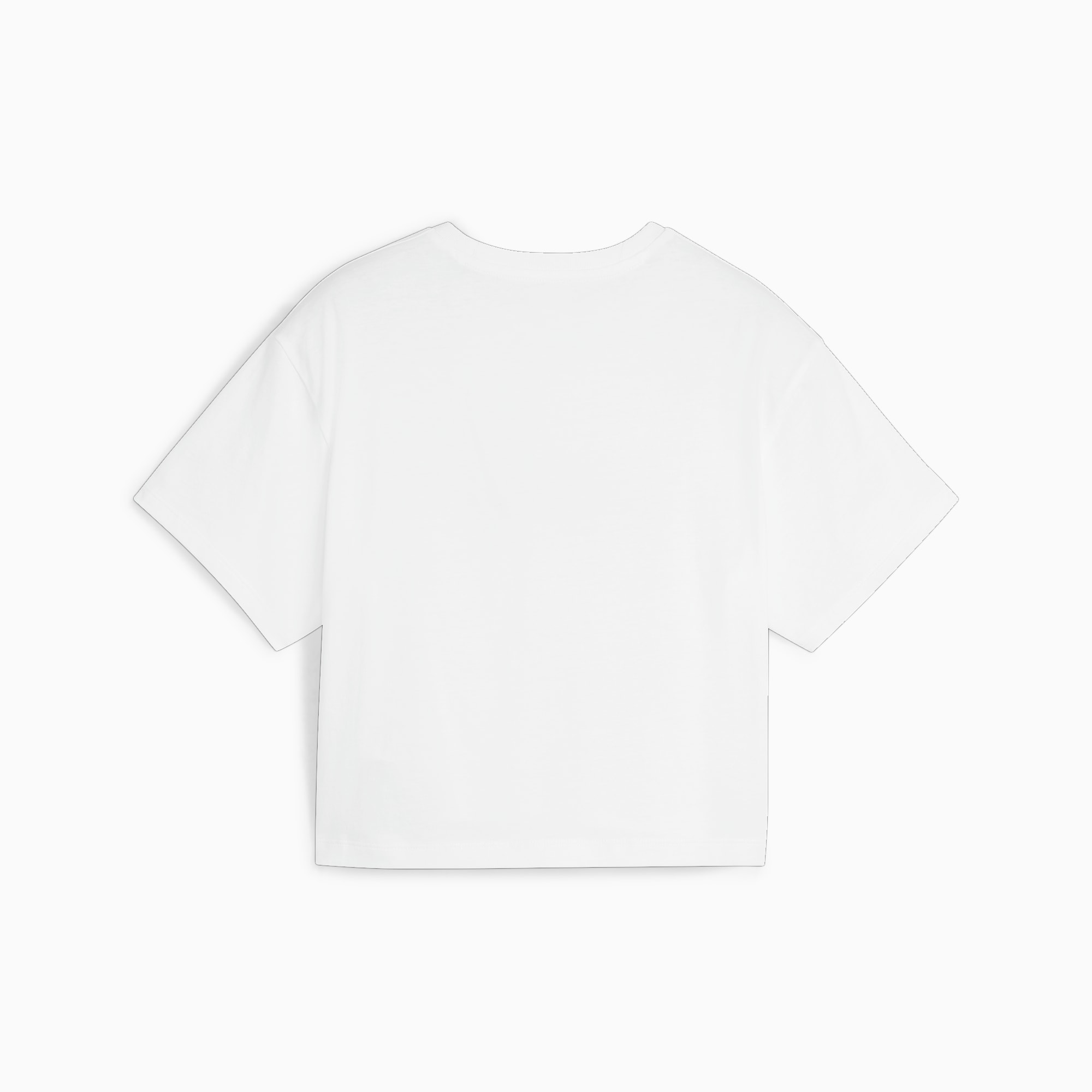 PUMA Girls Logo korter model T-shirt, Wit