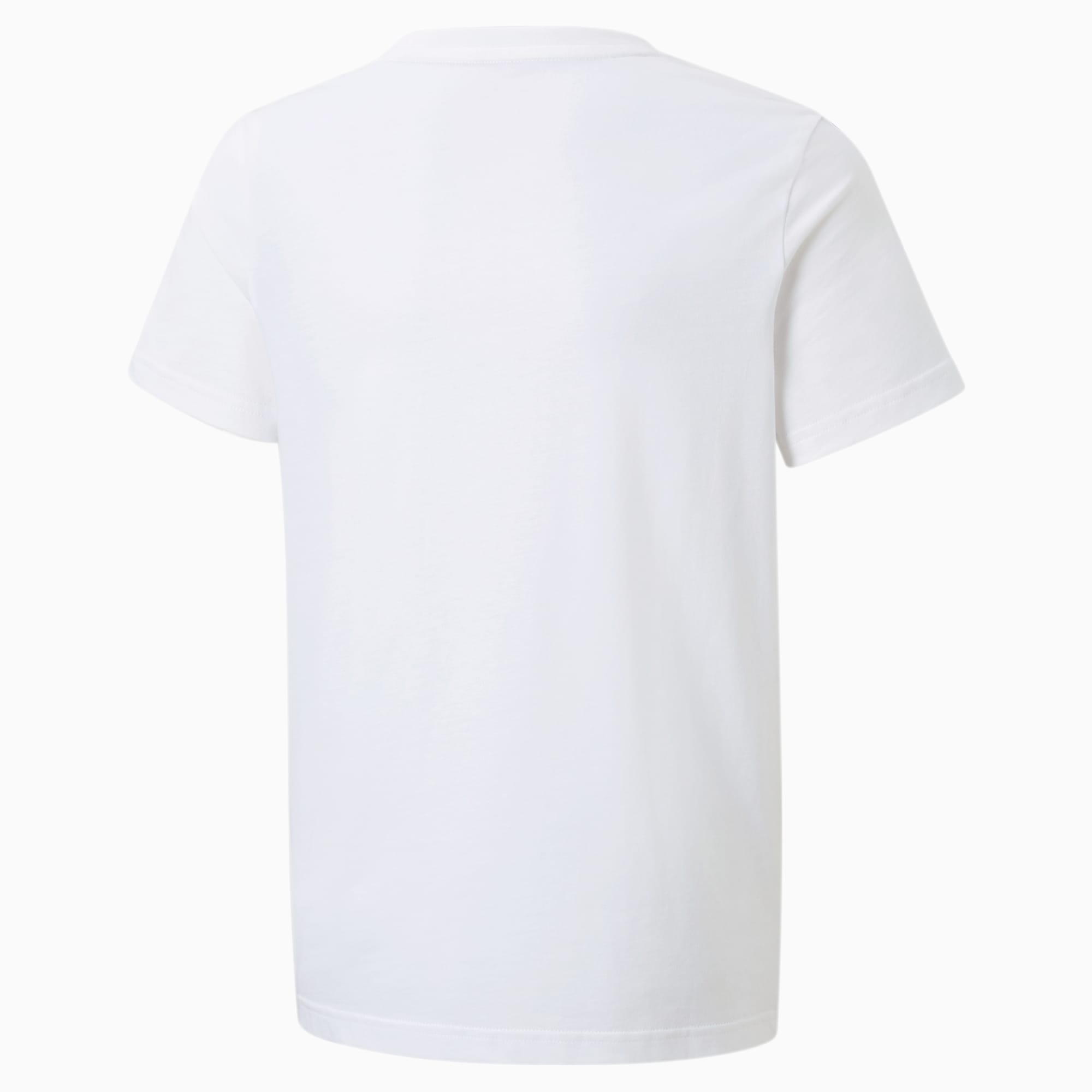 PUMA Chaussure T-Shirt Essentials+ Tape Enfant Et Adolescent, Blanc