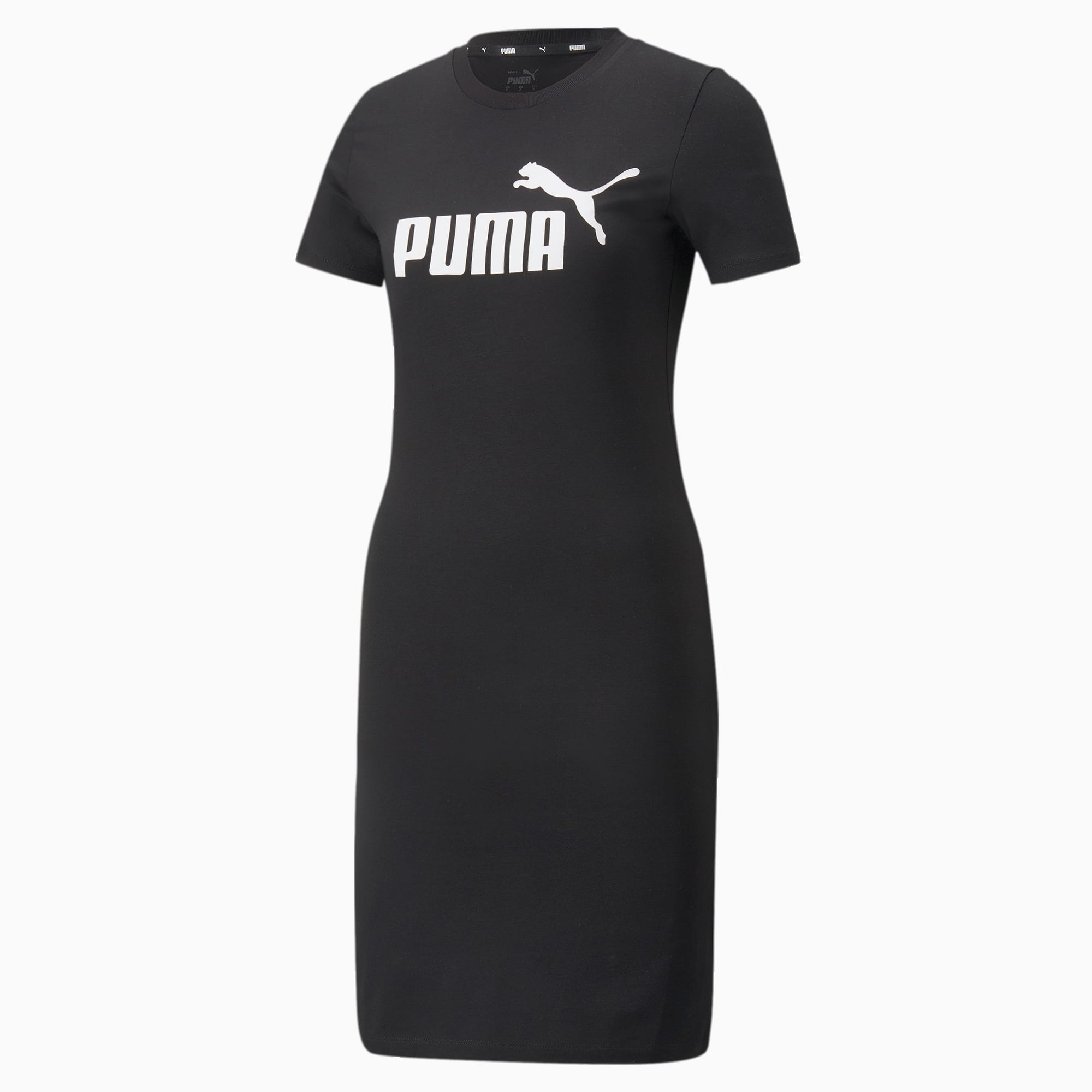 PUMA Robe T-Shirt Coupe Slim Essentials Femme, Noir