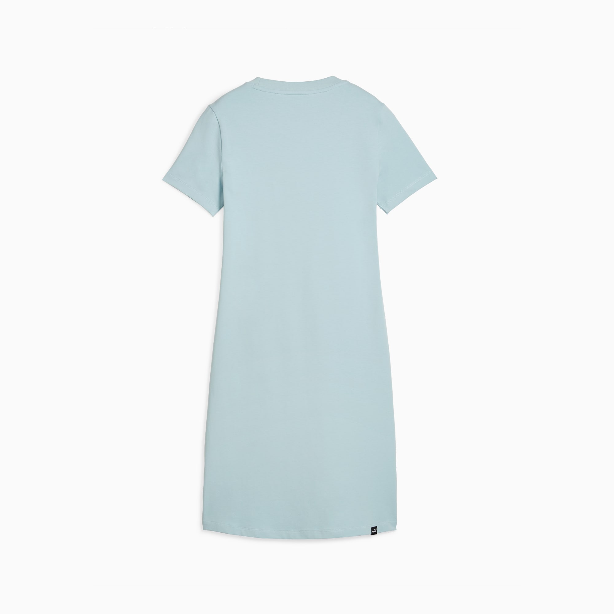 PUMA Essentials slanke T-shirtjurk voor Dames, Turquoise Surf