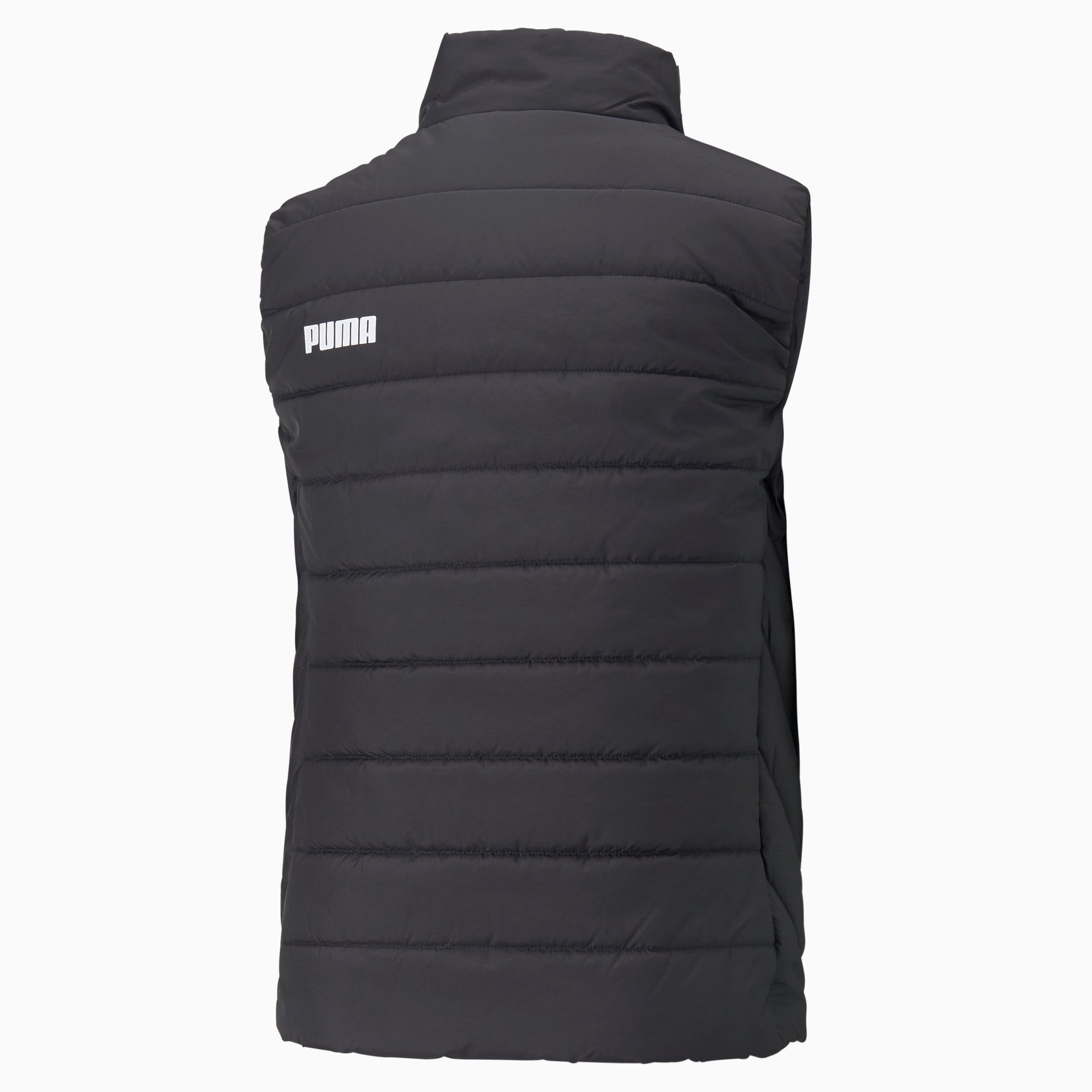 PUMA ESS Gewatteerd Vest Voor Dames, Zwart