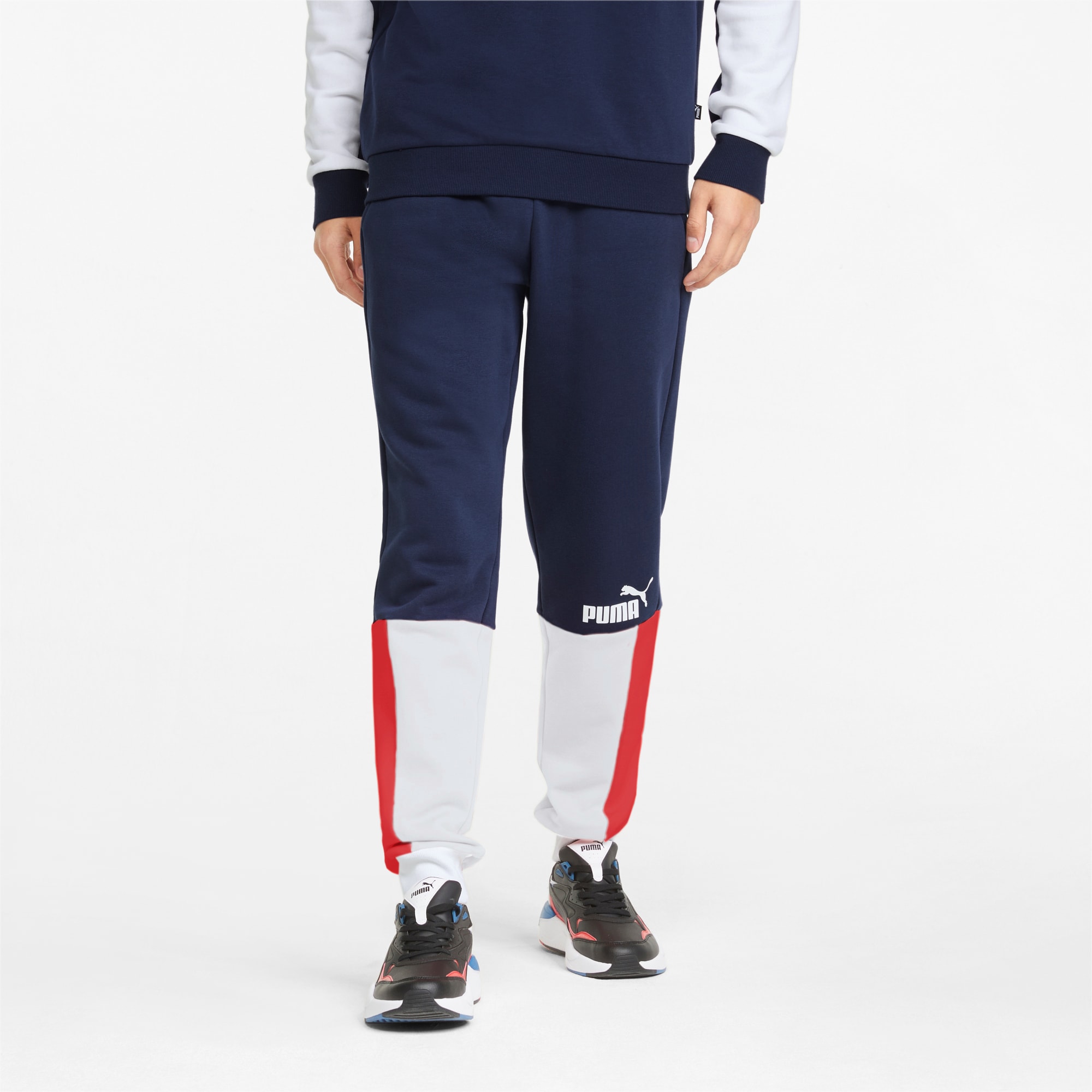 color block nike sweatpants
