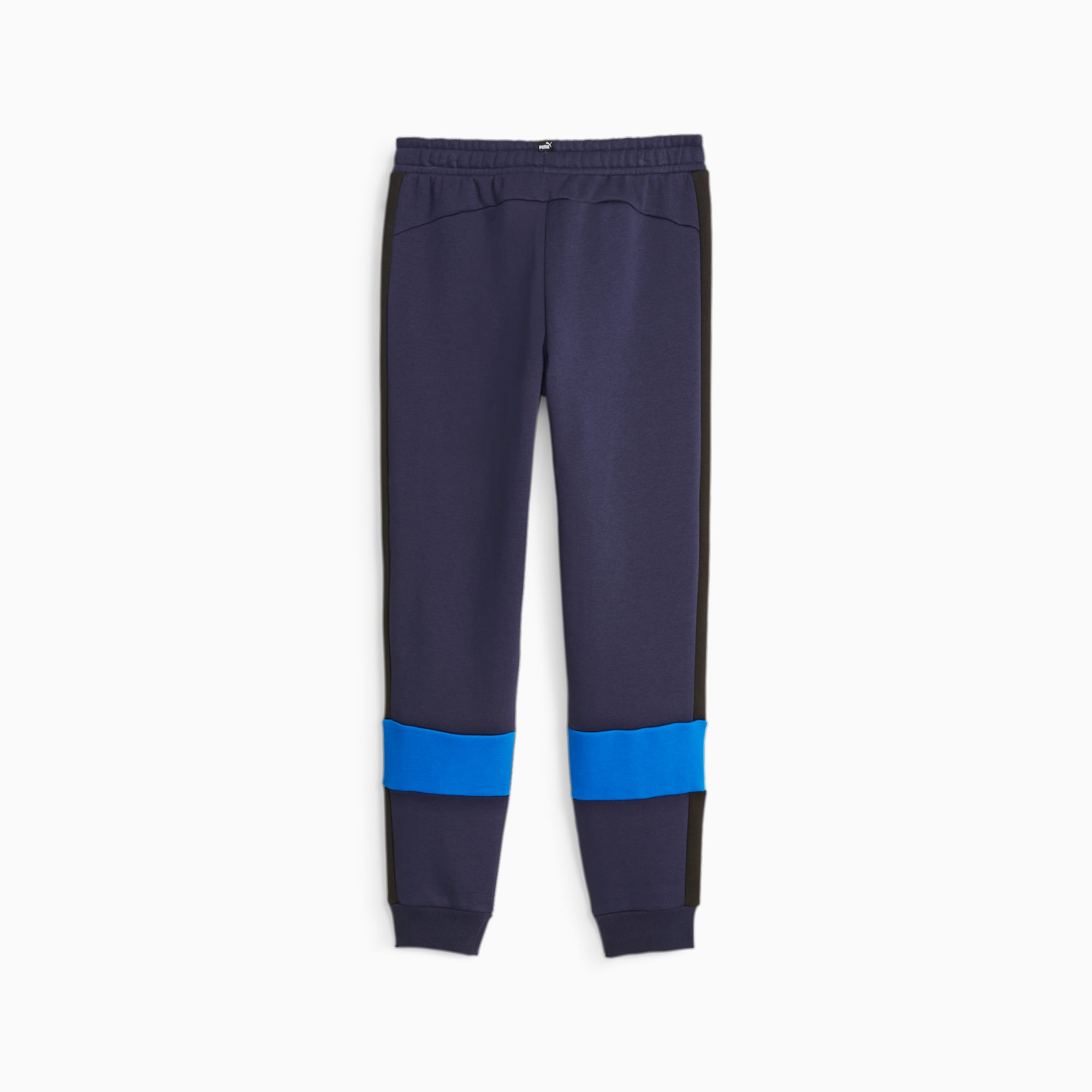 PUMA ESS Block Sweatpants FL B Jongens Broek - Donkerblauw - Maat 164