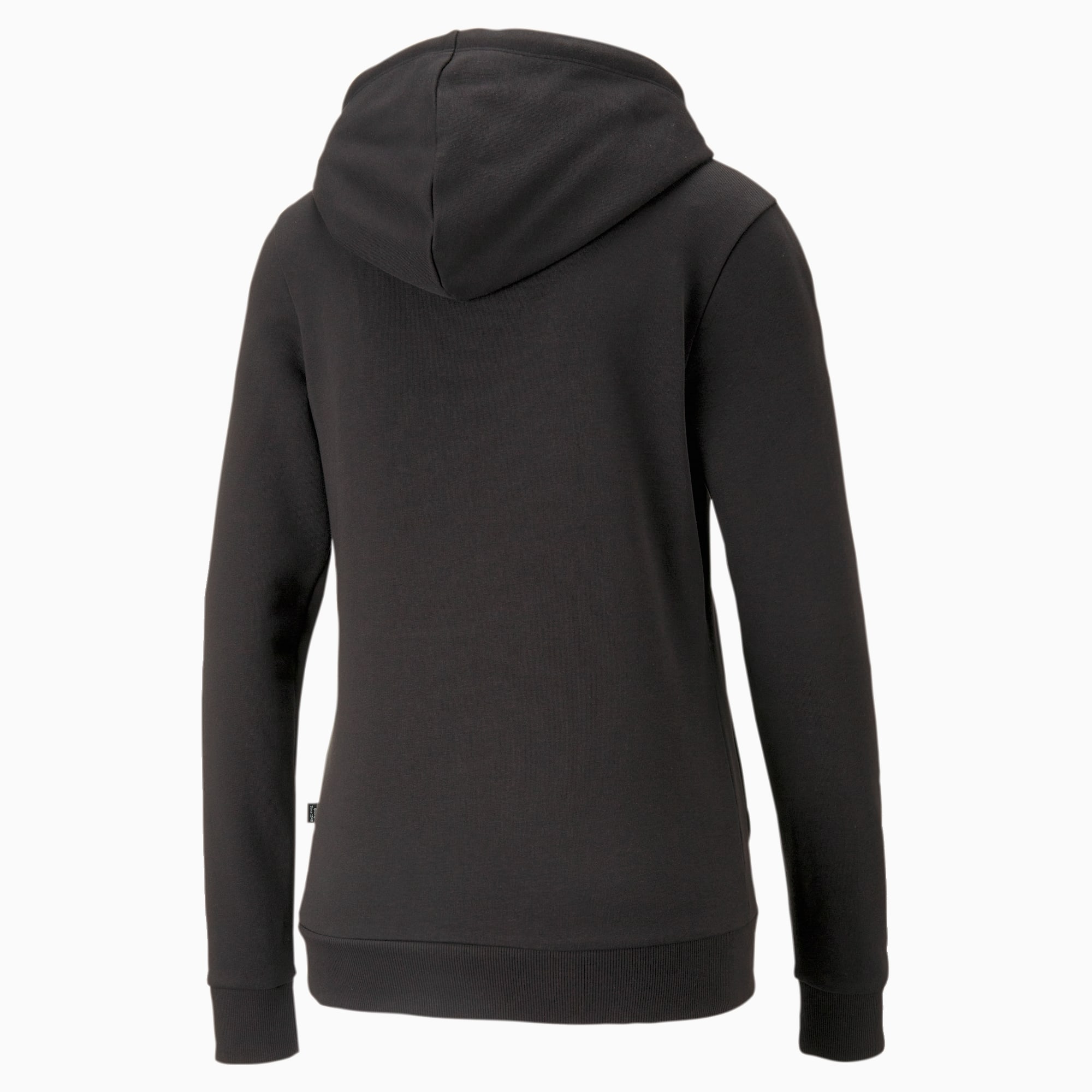 PUMA Essentials+ Metallic Logo hoodie voor Dames, Goud/Zwart