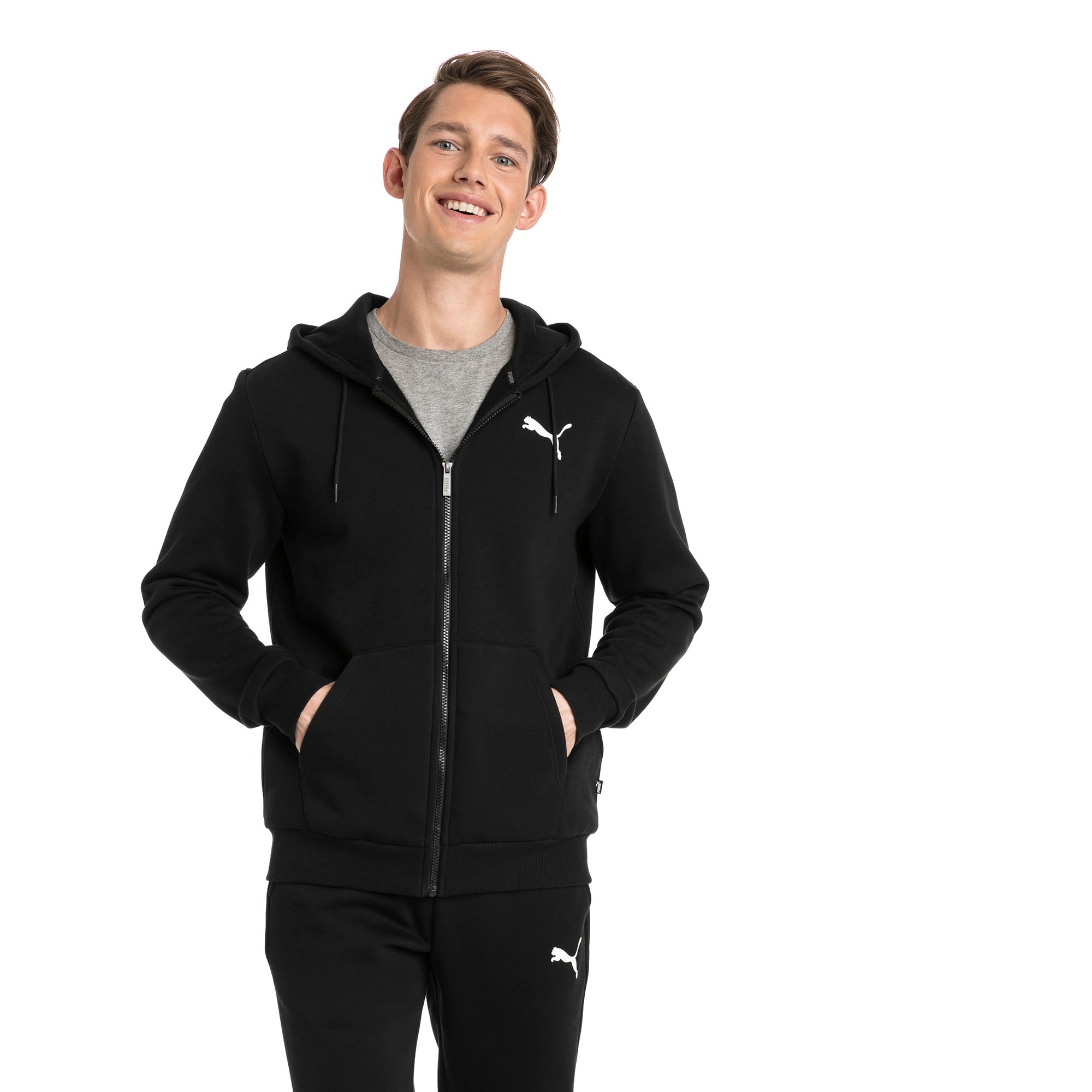 Men's Essentials Full Zip Fleece Hoodie