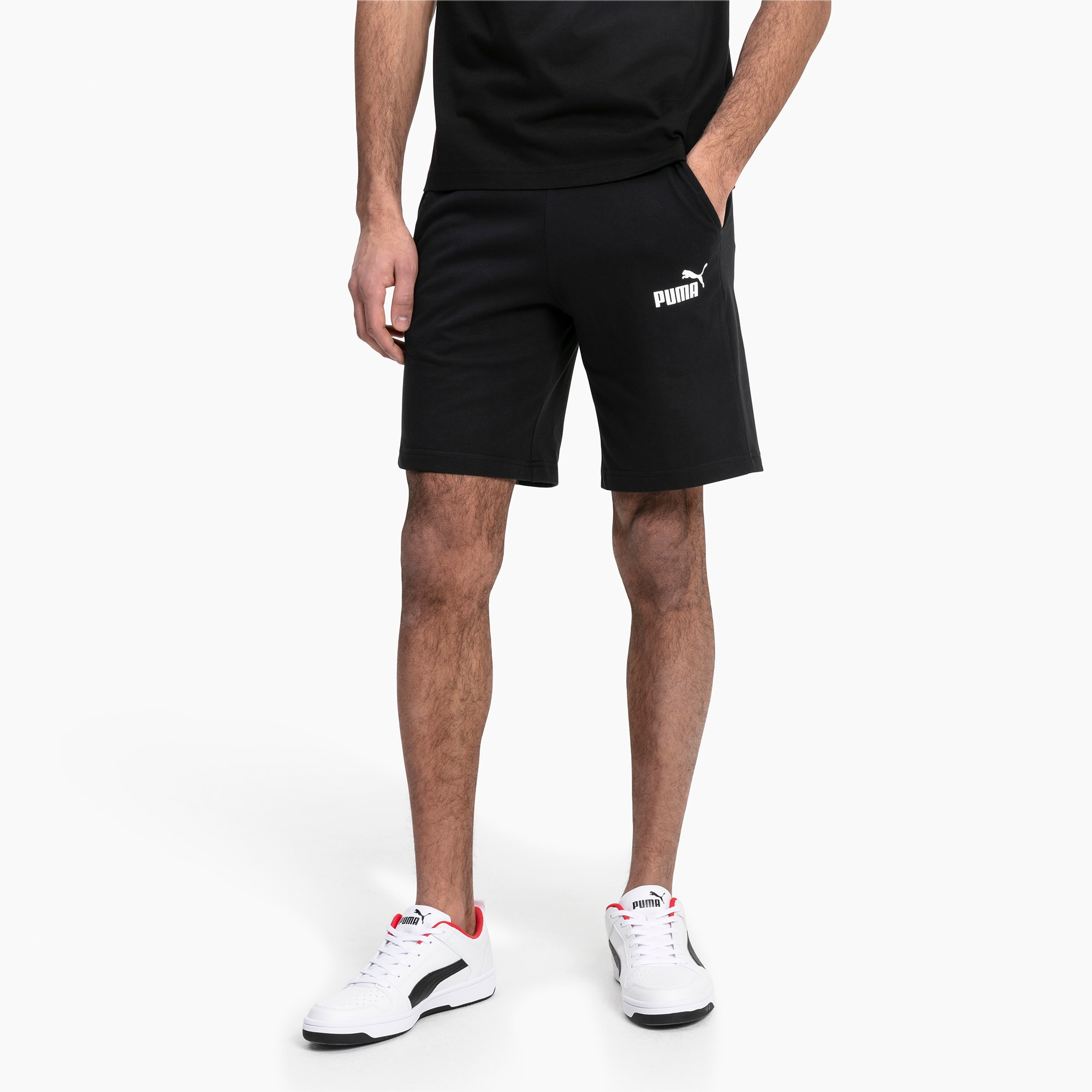 PUMA Short en jersey Essentials pour Homme, Noir, Taille XS, Vêtements
