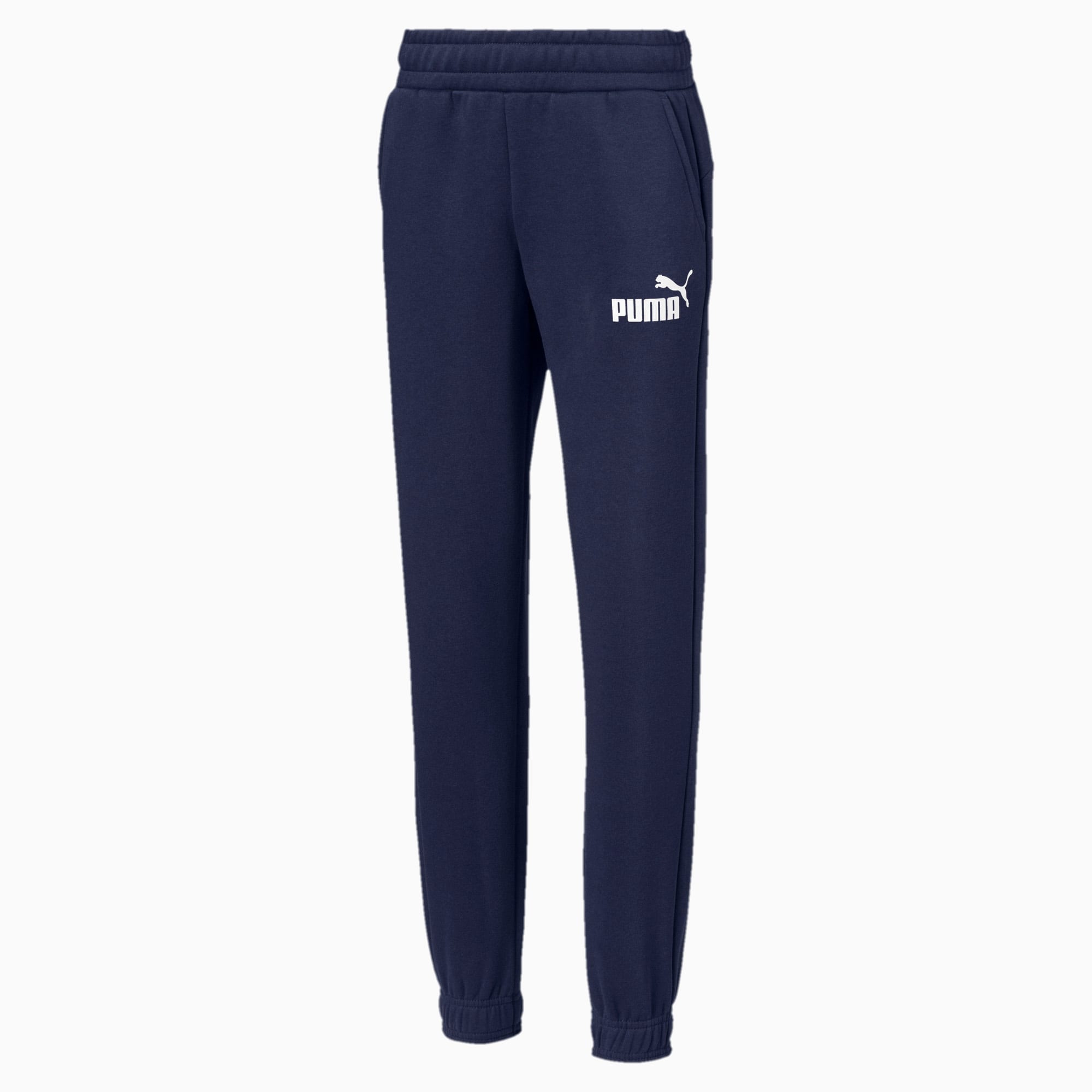 PUMA Pantalon en sweat Essentials pour garçon, Bleu, Taille 92, Vêtements