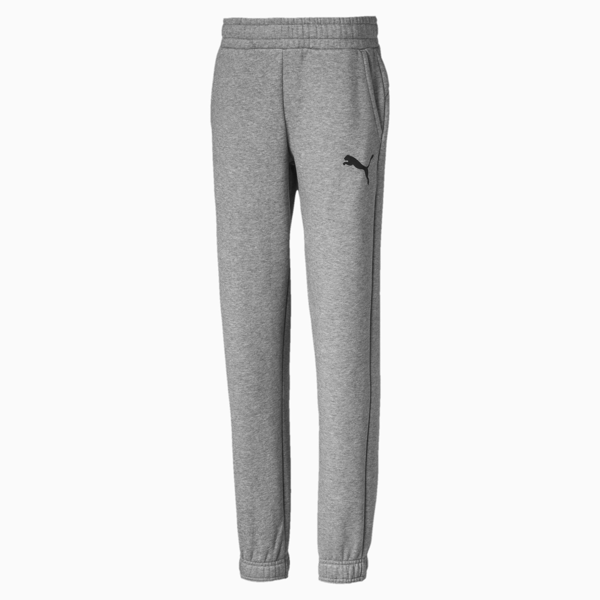 PUMA Pantalon en sweat Essentials pour garçon, Gris/Bruyère, Taille 164, Vêtements