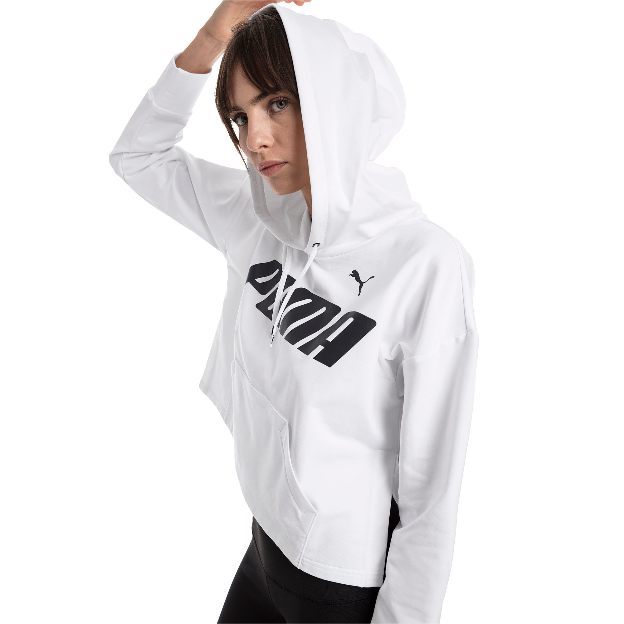 Modern Sports hoodie voor Dames, Wit, Maat M | PUMA