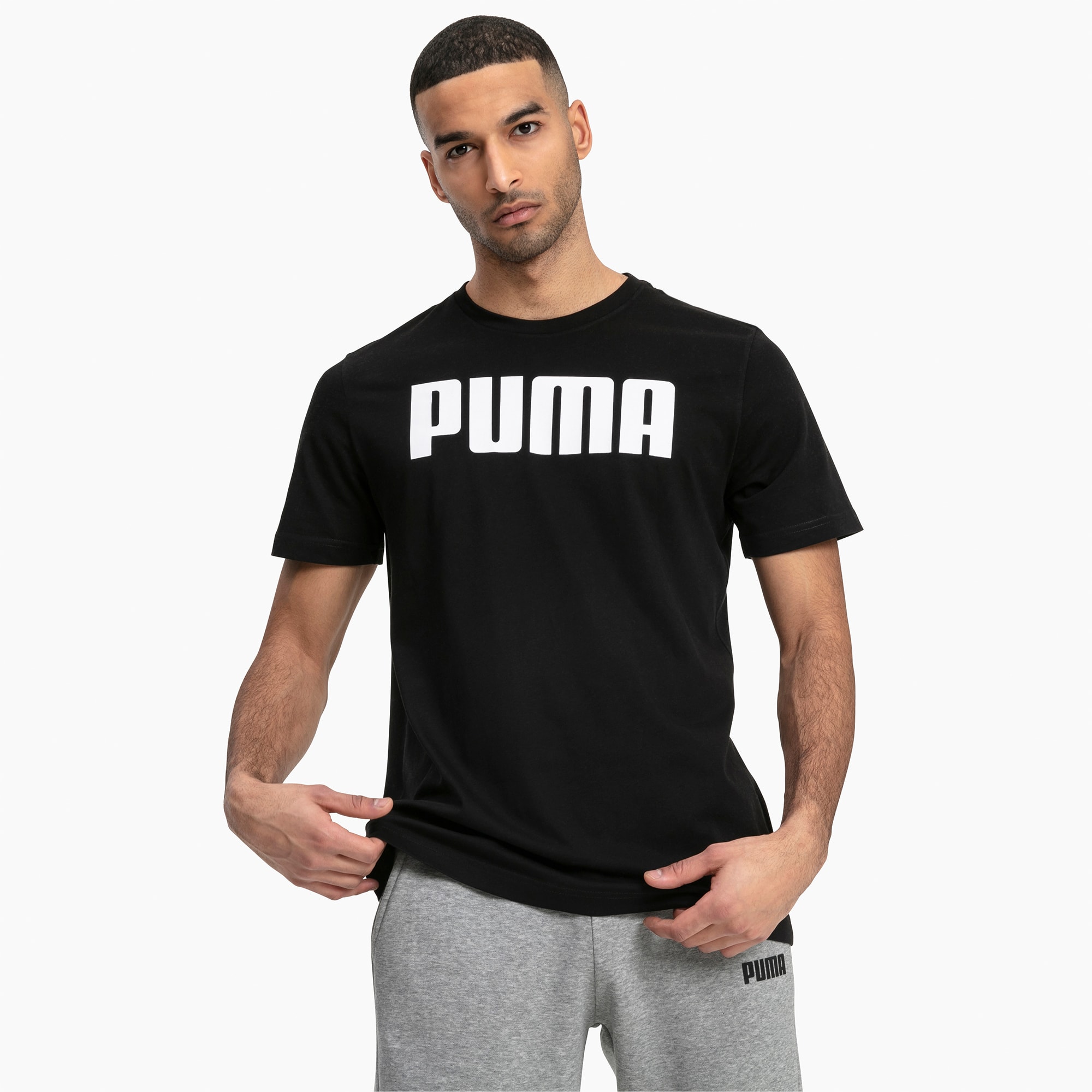 Essentials T-shirt voor Heren, Zwart, Maat XL | PUMA