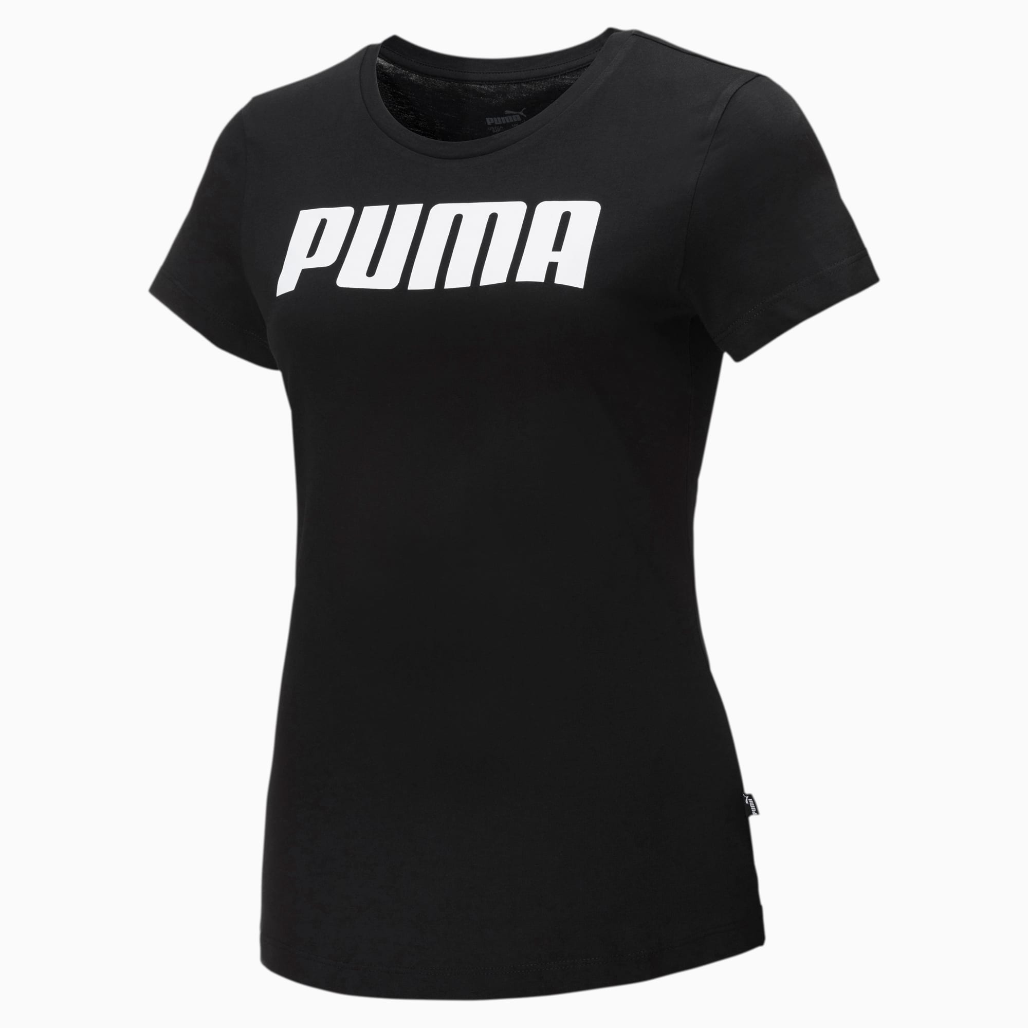 PUMA T-Shirt Essentials pour Femme, Noir, Taille XS, Vêtements