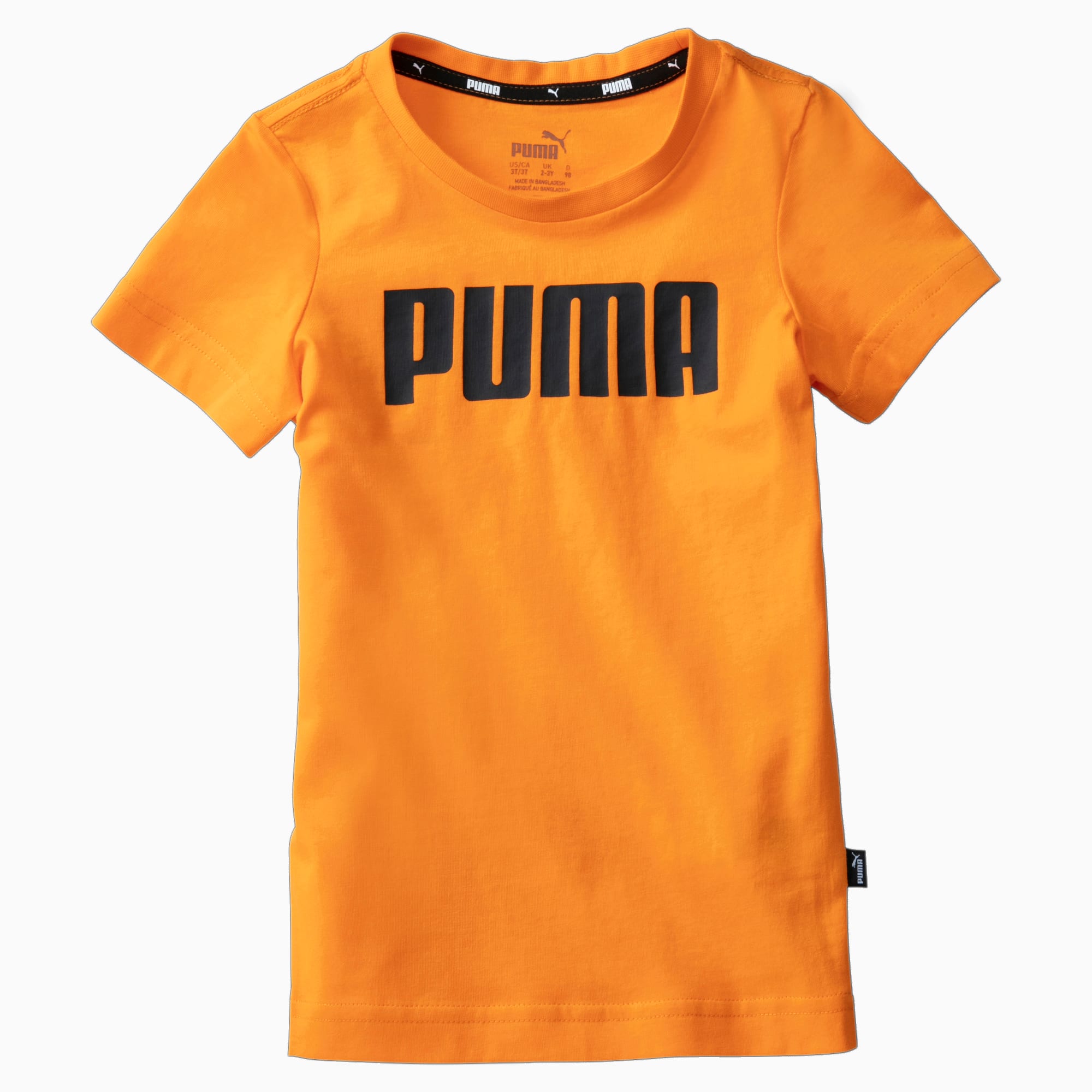 PUMA T-Shirt Essentials pour garçon, Orange, Taille 98, Vêtements